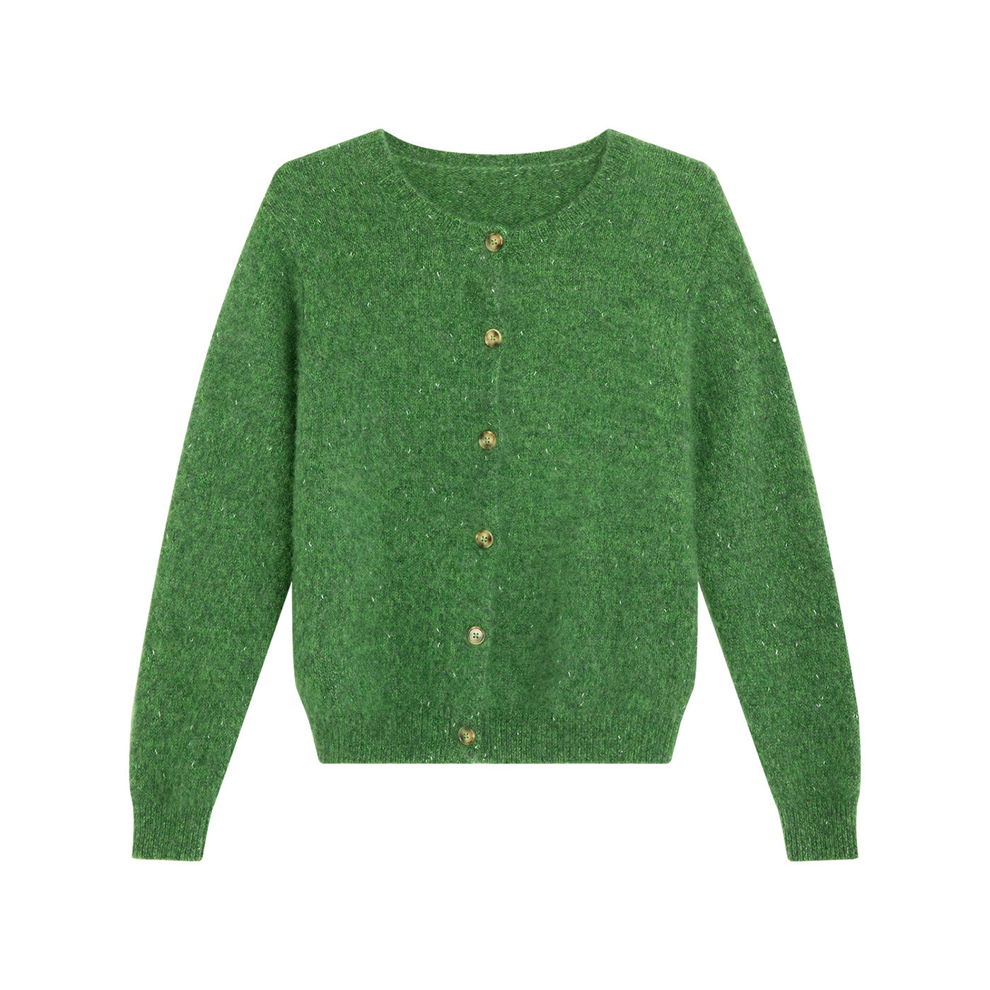 KAMILAN Women's Short Cashmere Cardigan – 2025 Autumn New Knit Sweater Jacket Top