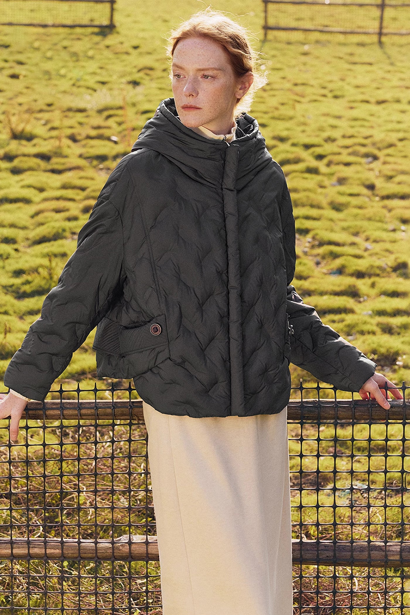 KAMILAN Women's Short Down Jacket – 2025 Winter New Fashion Casual White Duck Down Hooded Coat