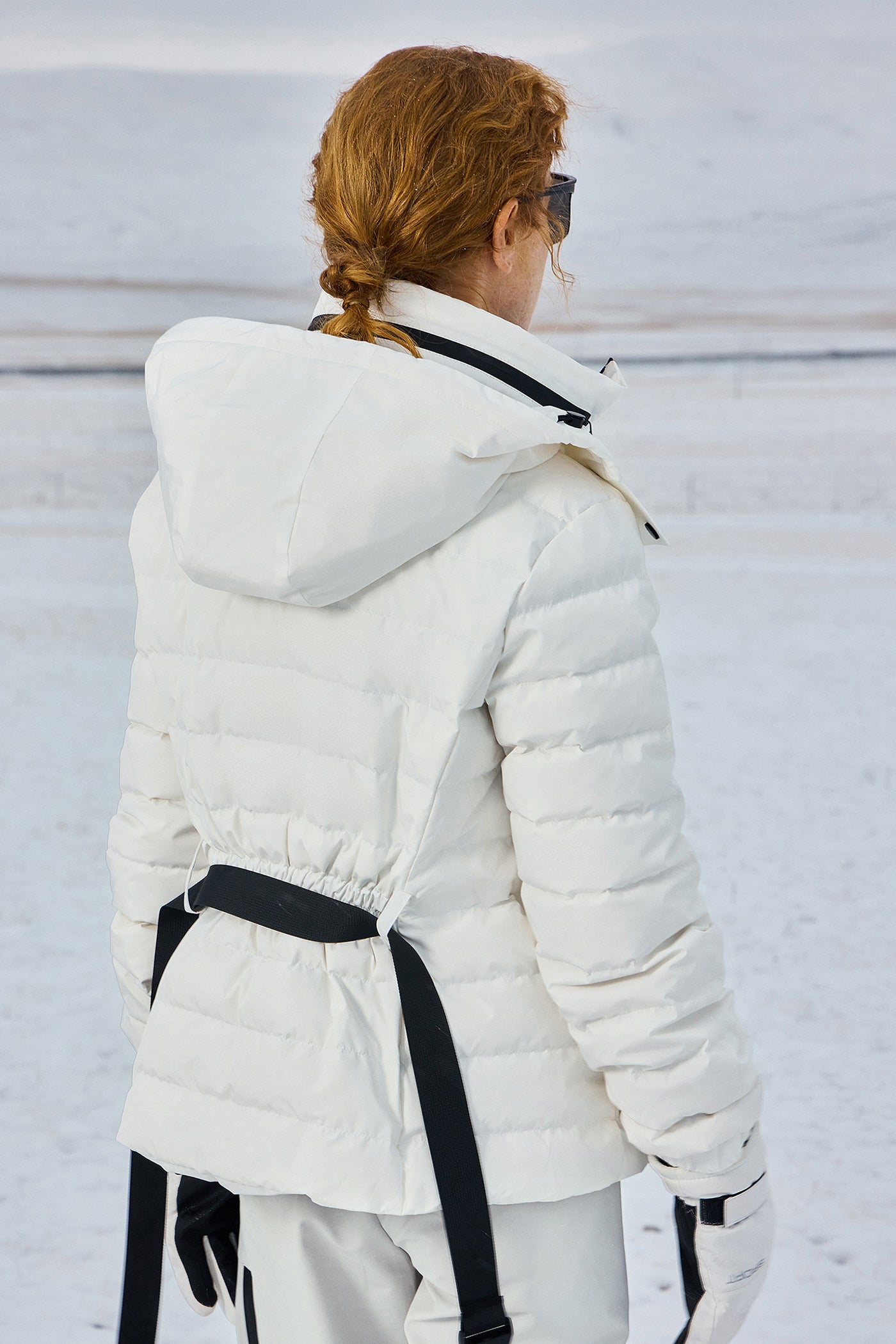 KAMILAN Short Outdoor Sports Down Jacket for Women in Winter