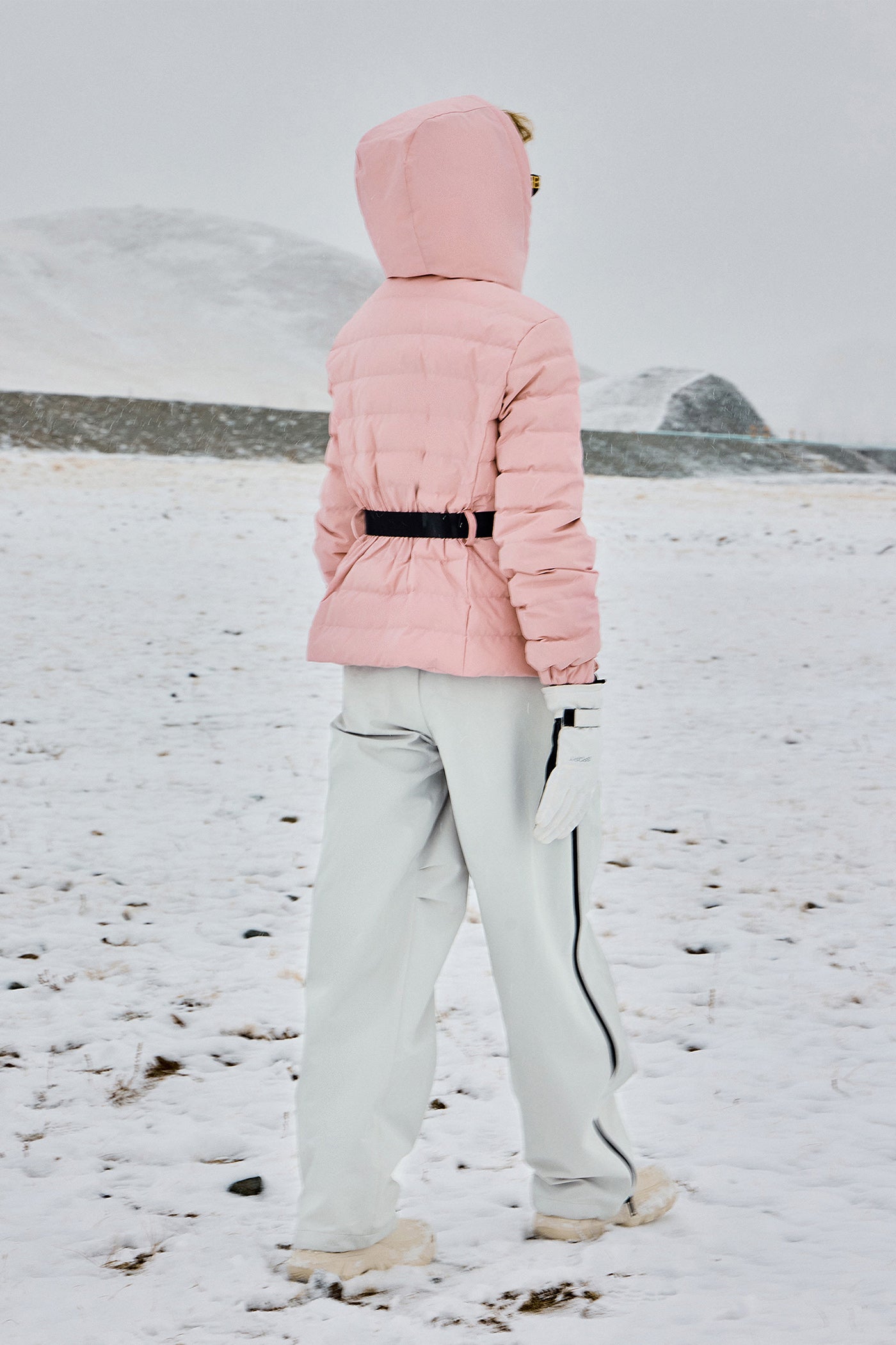 KAMILAN Short Outdoor Sports Down Jacket for Women in Winter