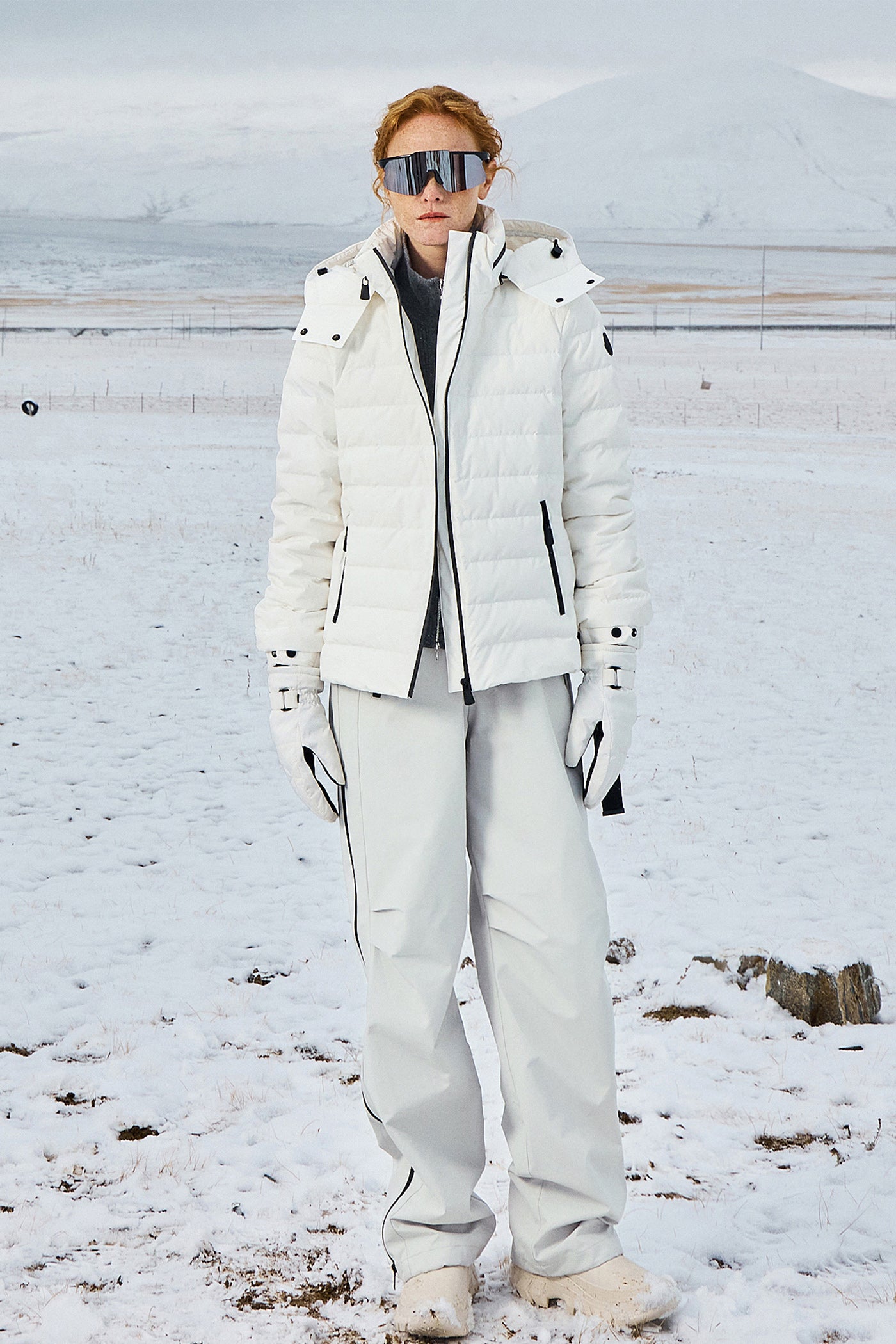 KAMILAN Short Outdoor Sports Down Jacket for Women in Winter