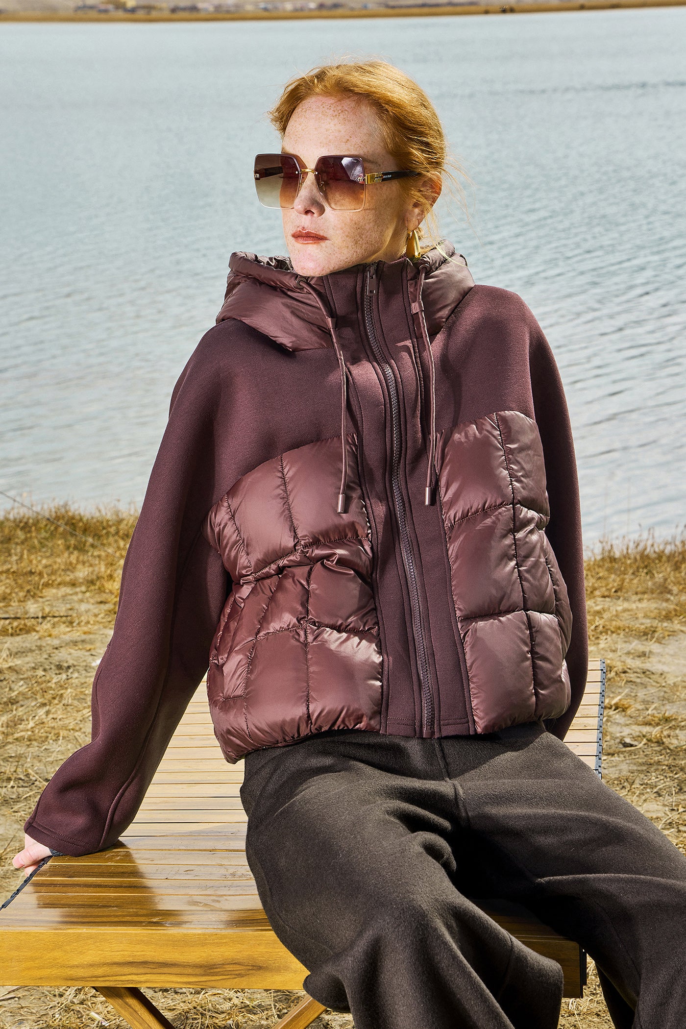 KAMILAN Short-Length Hooded Down Coat with Premium White Duck Down — 2025 Winter New Arrivals