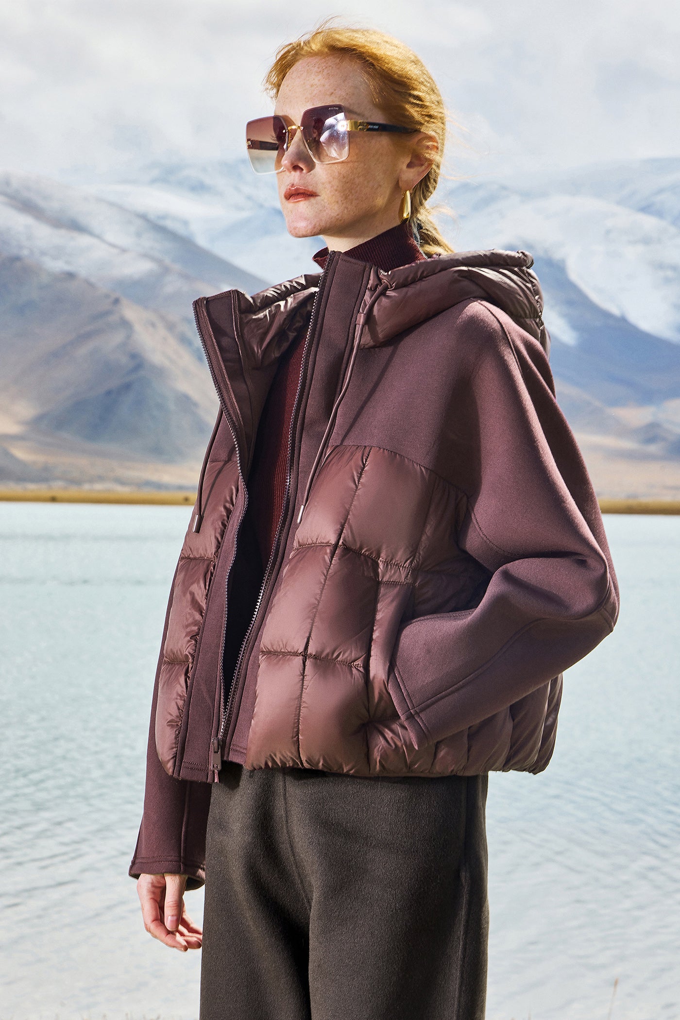KAMILAN Short-Length Hooded Down Coat with Premium White Duck Down — 2025 Winter New Arrivals