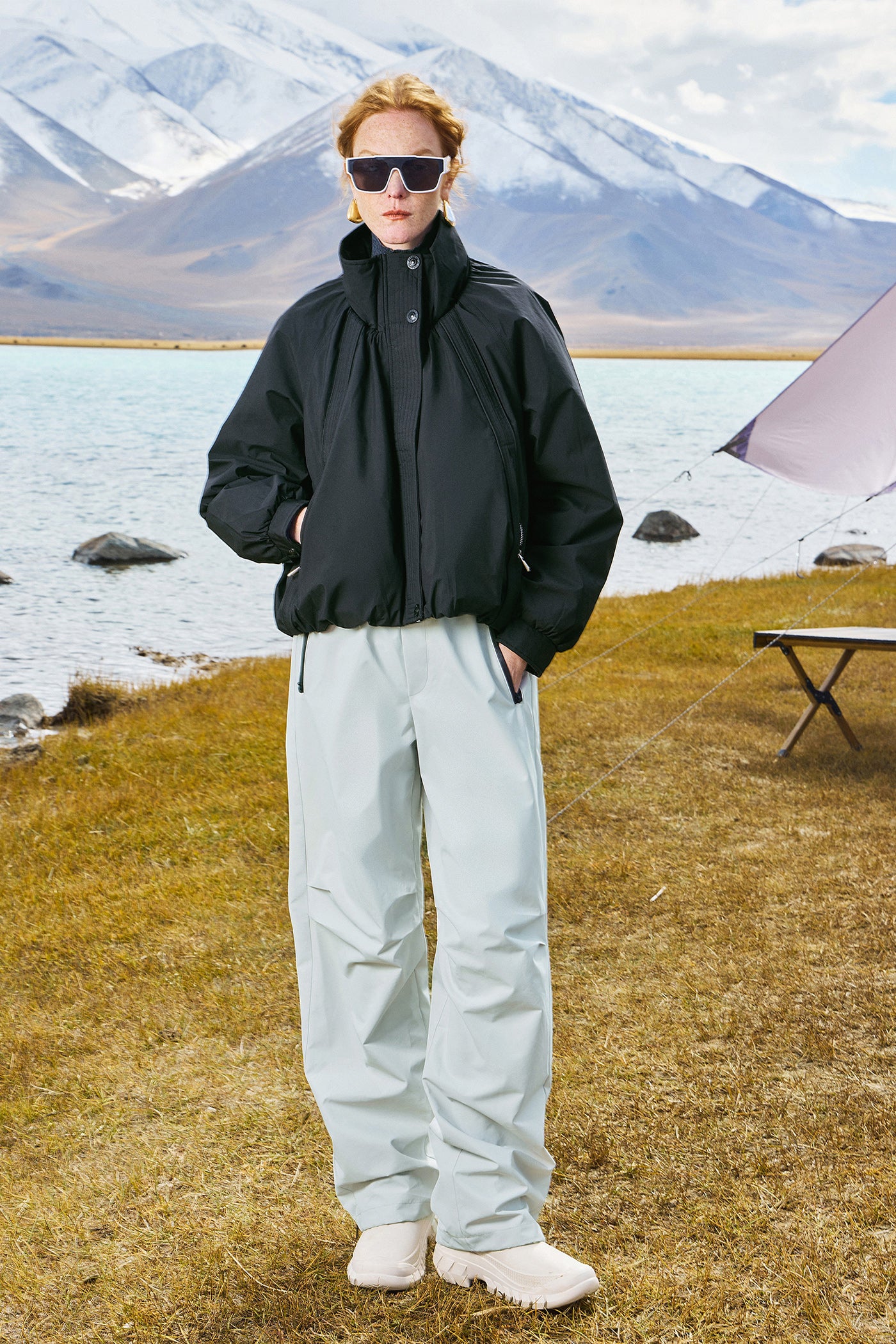 KAMILAN Short Outdoor Sports White Goose Down Jacket