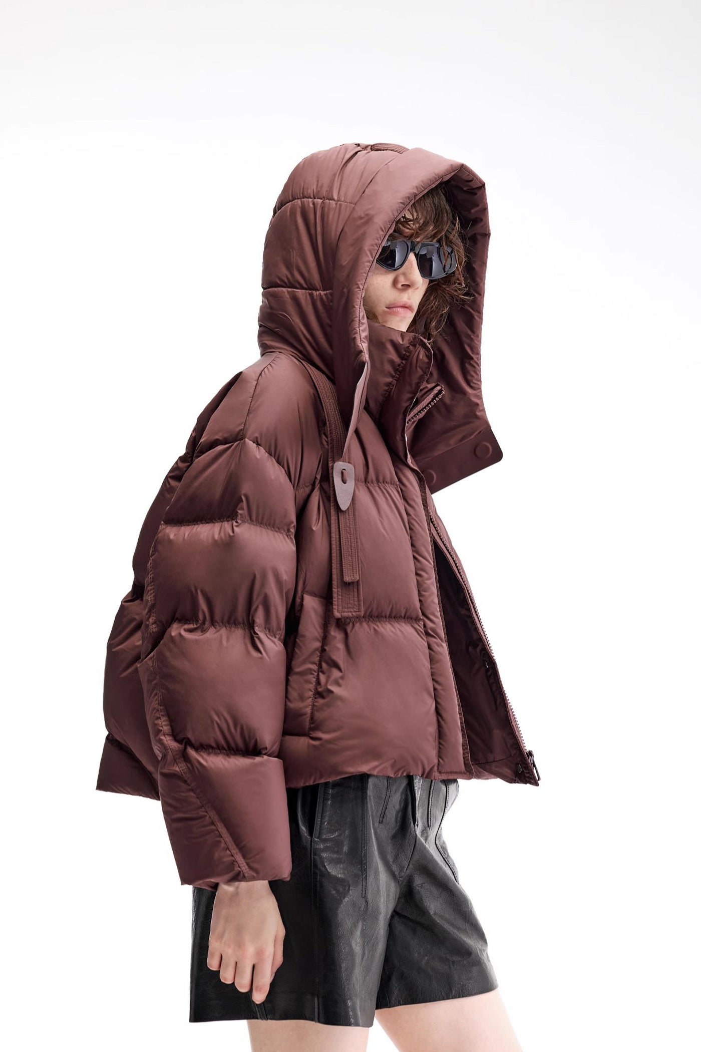 KAMILAN Outdoor Hiking Climbing Down Jacket Women's Short Style