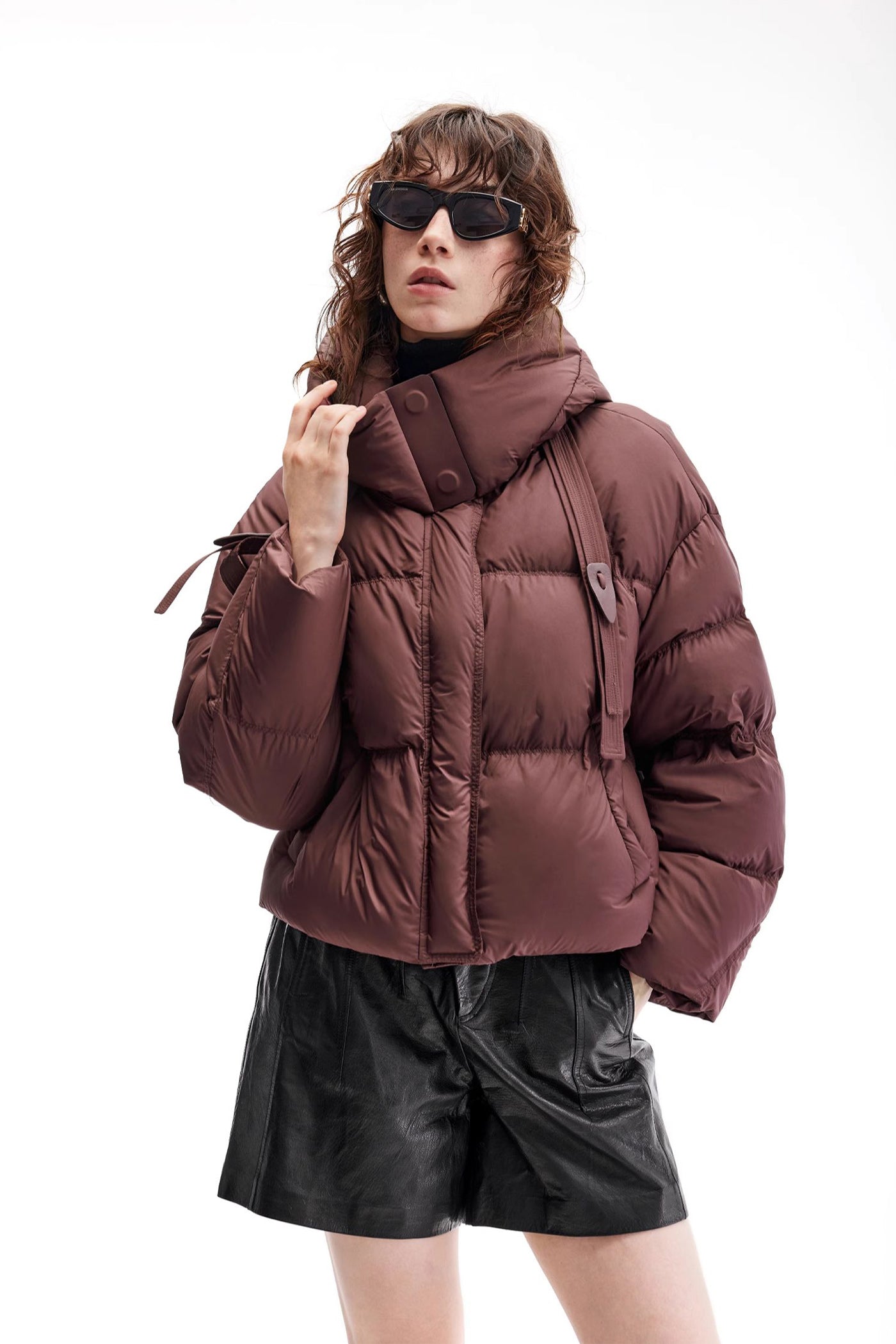 KAMILAN Outdoor Hiking Climbing Down Jacket Women's Short Style