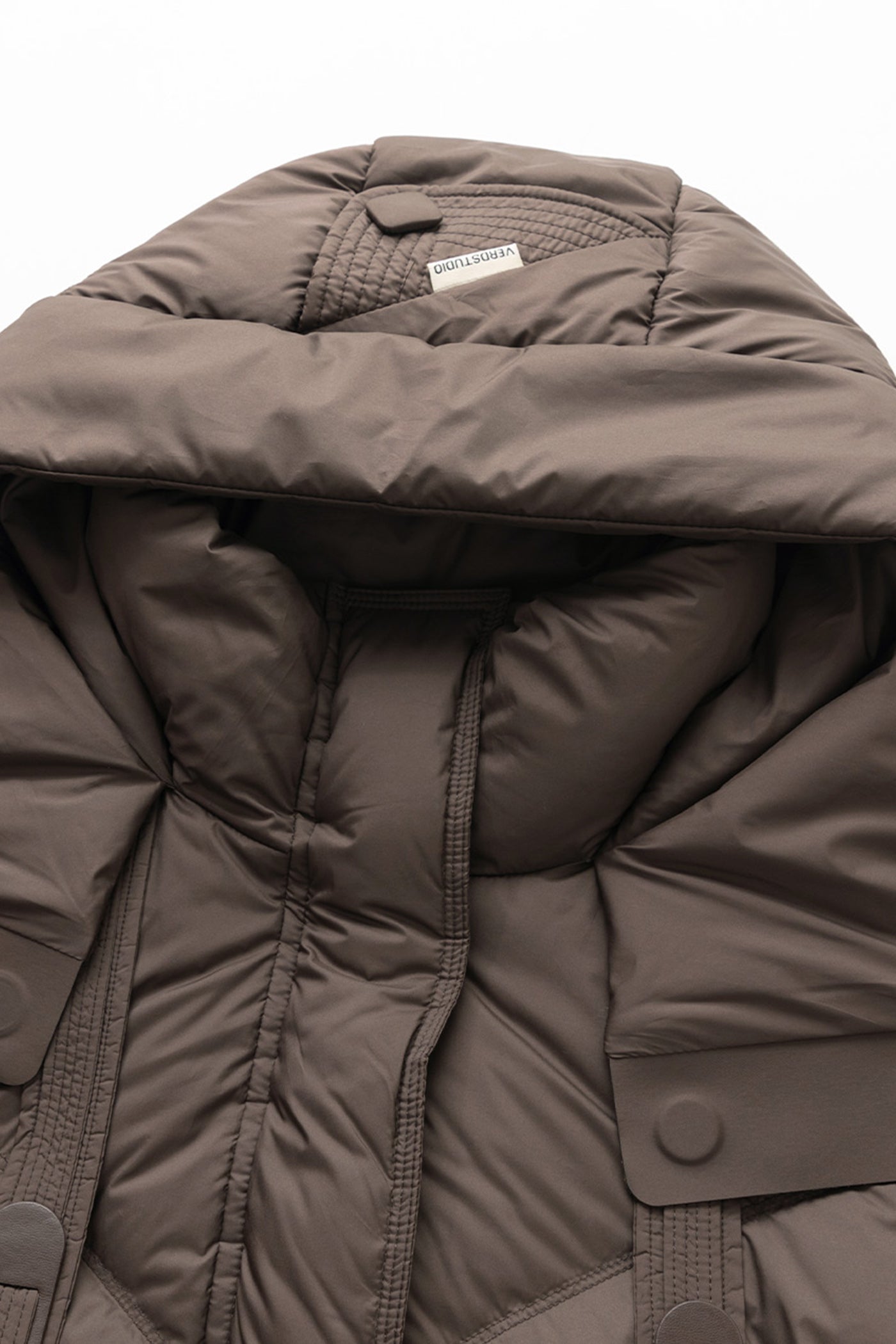 KAMILAN Women's Mid-Length Down Coat – 2025 Winter New White Duck Down Hooded Puffer Jacket