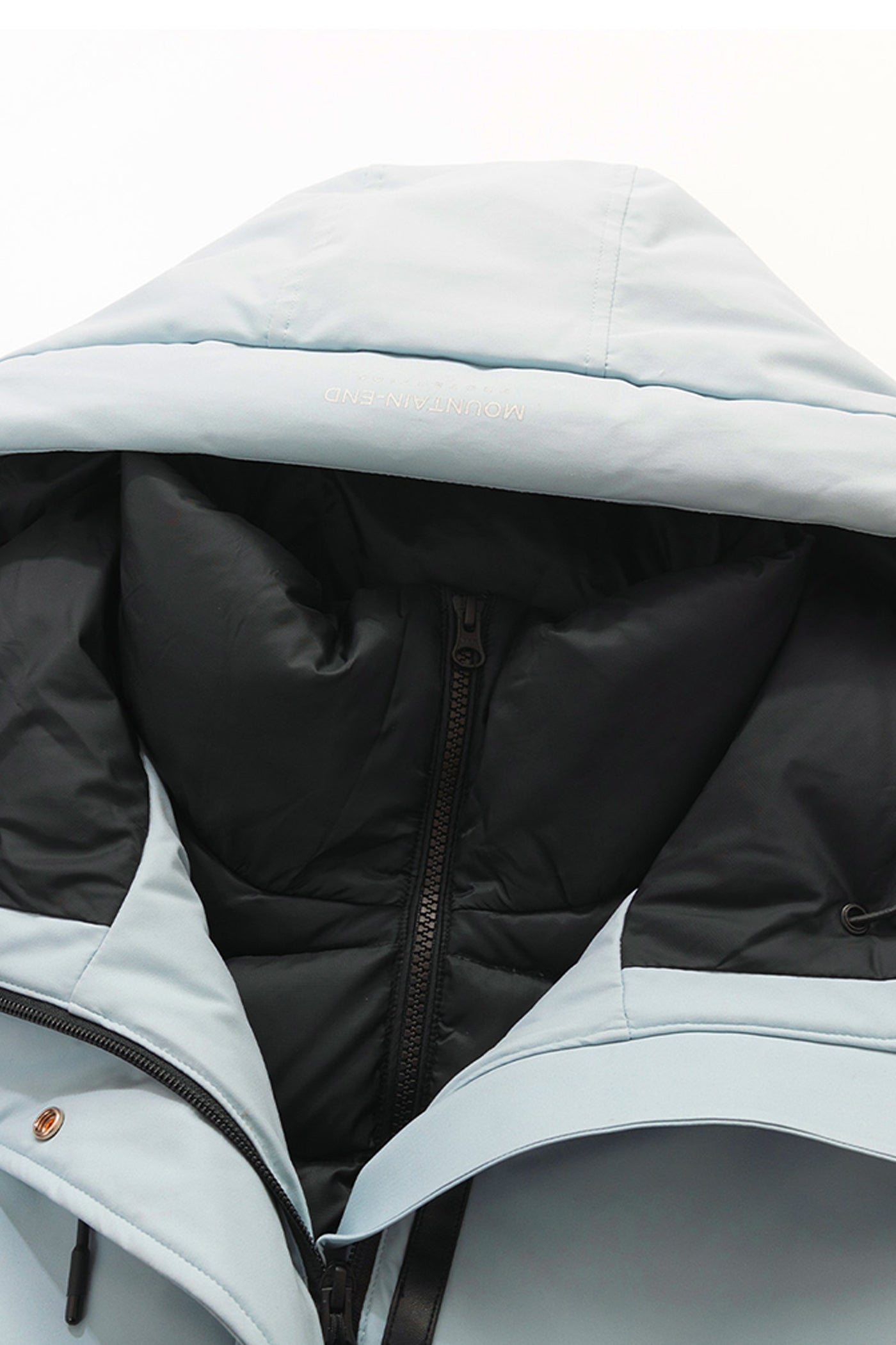 KAMILAN Women's Sporty Down Jacket – 2025 Winter New Hooded White Goose Down Coat with Waist Cinch