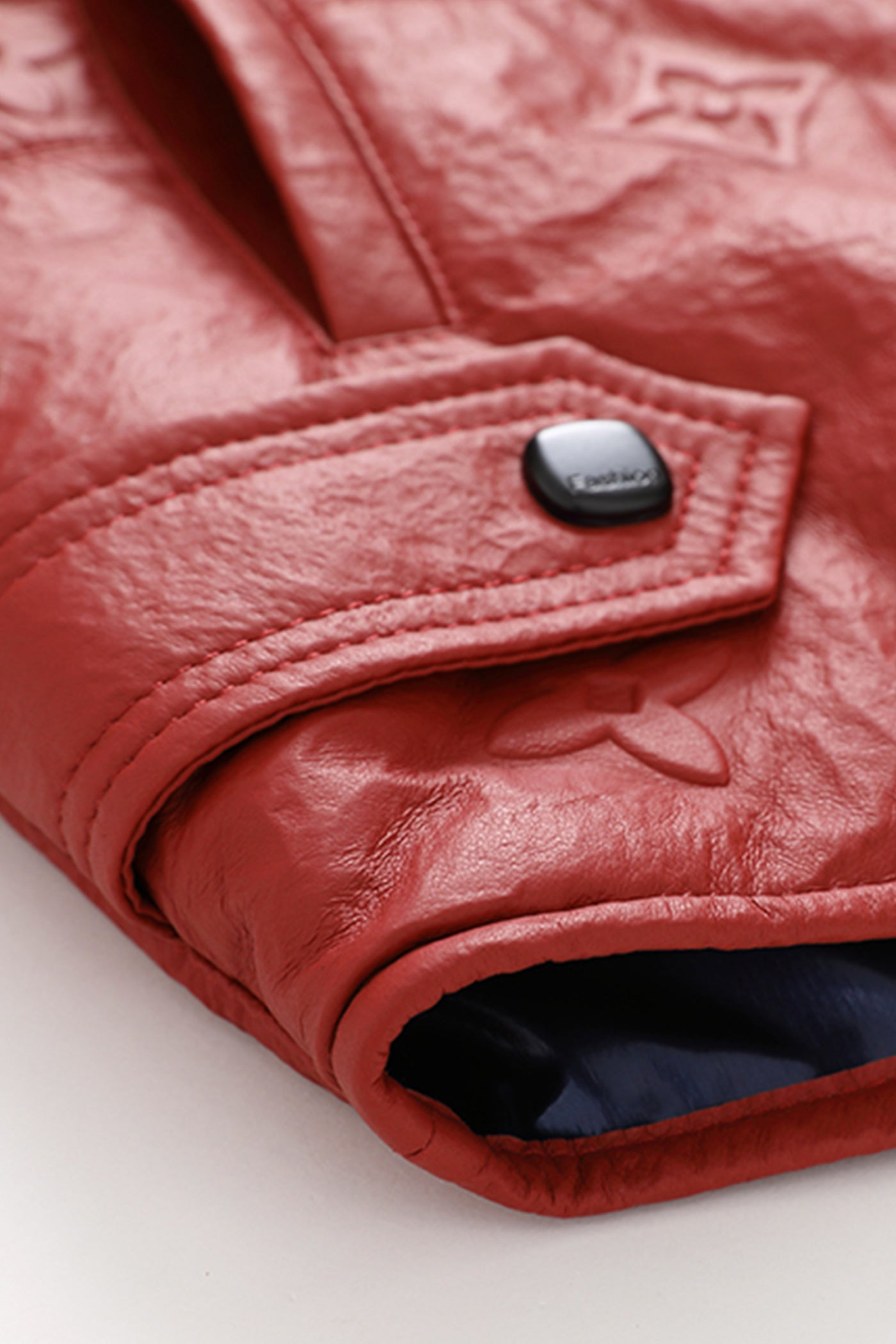 KAMILAN Women's Short Leather Down Jacket – 2025 Winter Warm Genuine Leather Coat with Mink Fur Collar