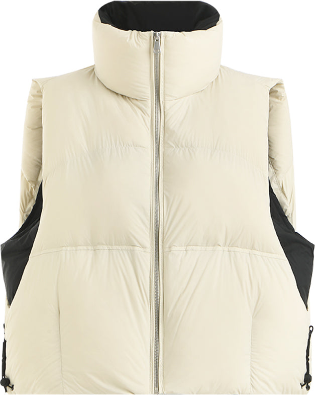 KAMILAN Short Down Vest Jacket for Women - Winter Wear