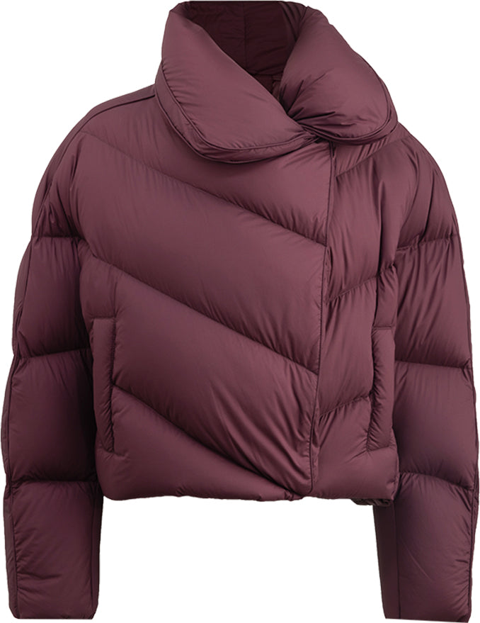 KAMILAN Women's Short White Goose Down Jacket – 2025 Winter Collection