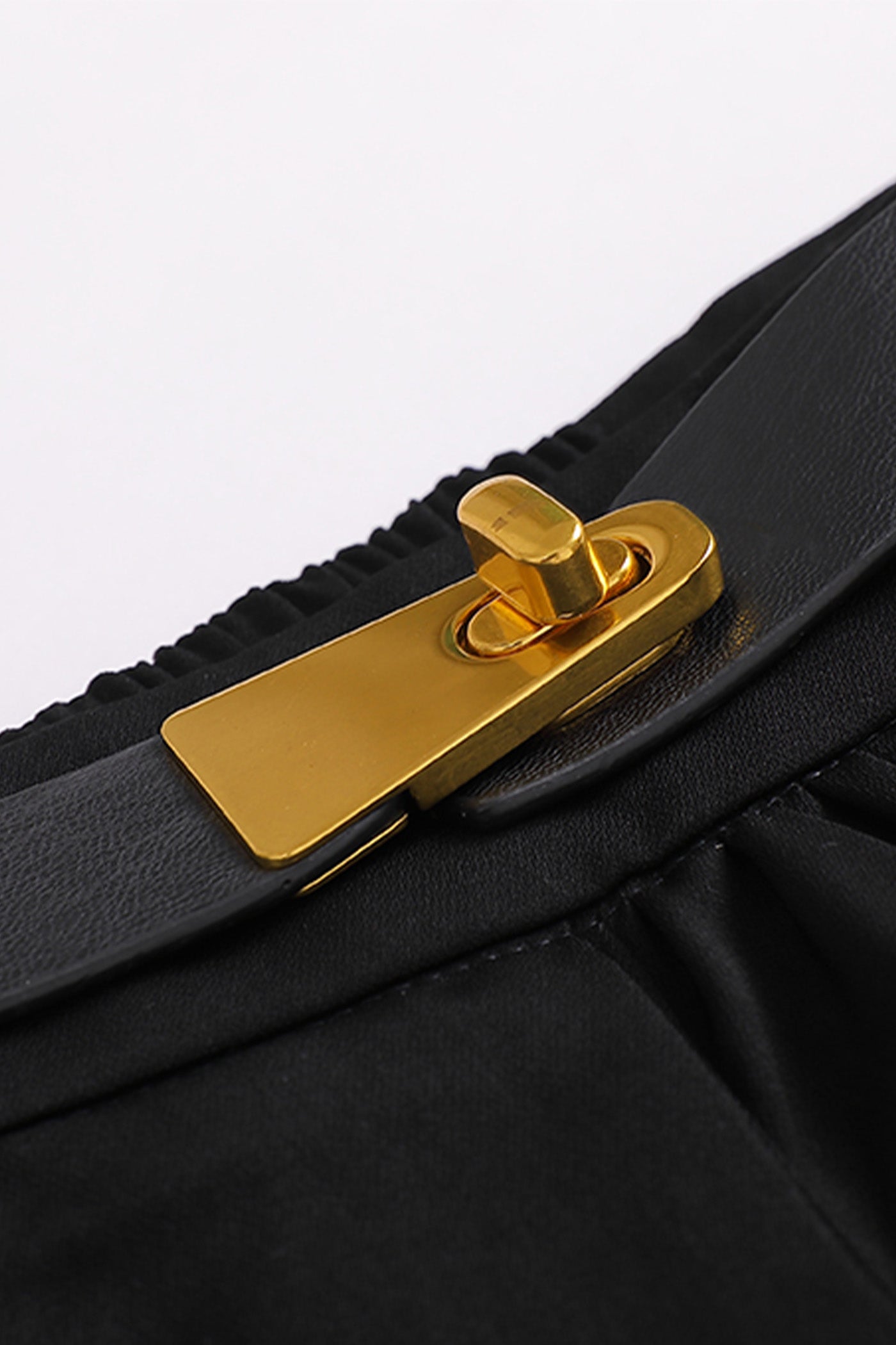 KAMILAN Asymmetrical High-Waisted A-Line Skirt