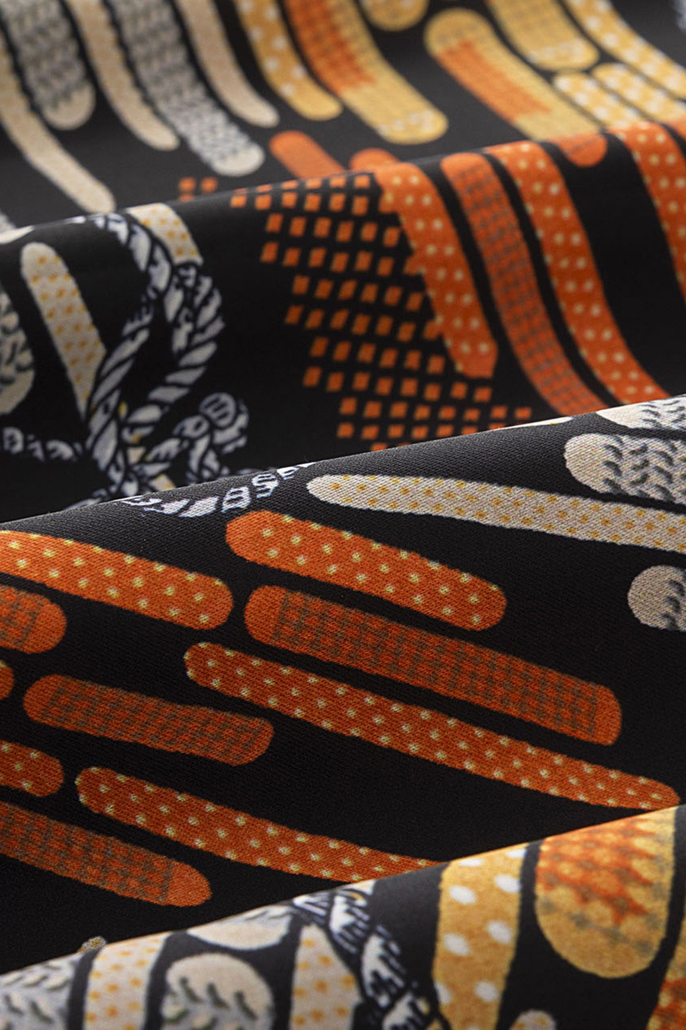 KAMILAN Printed High-Waisted Skirt