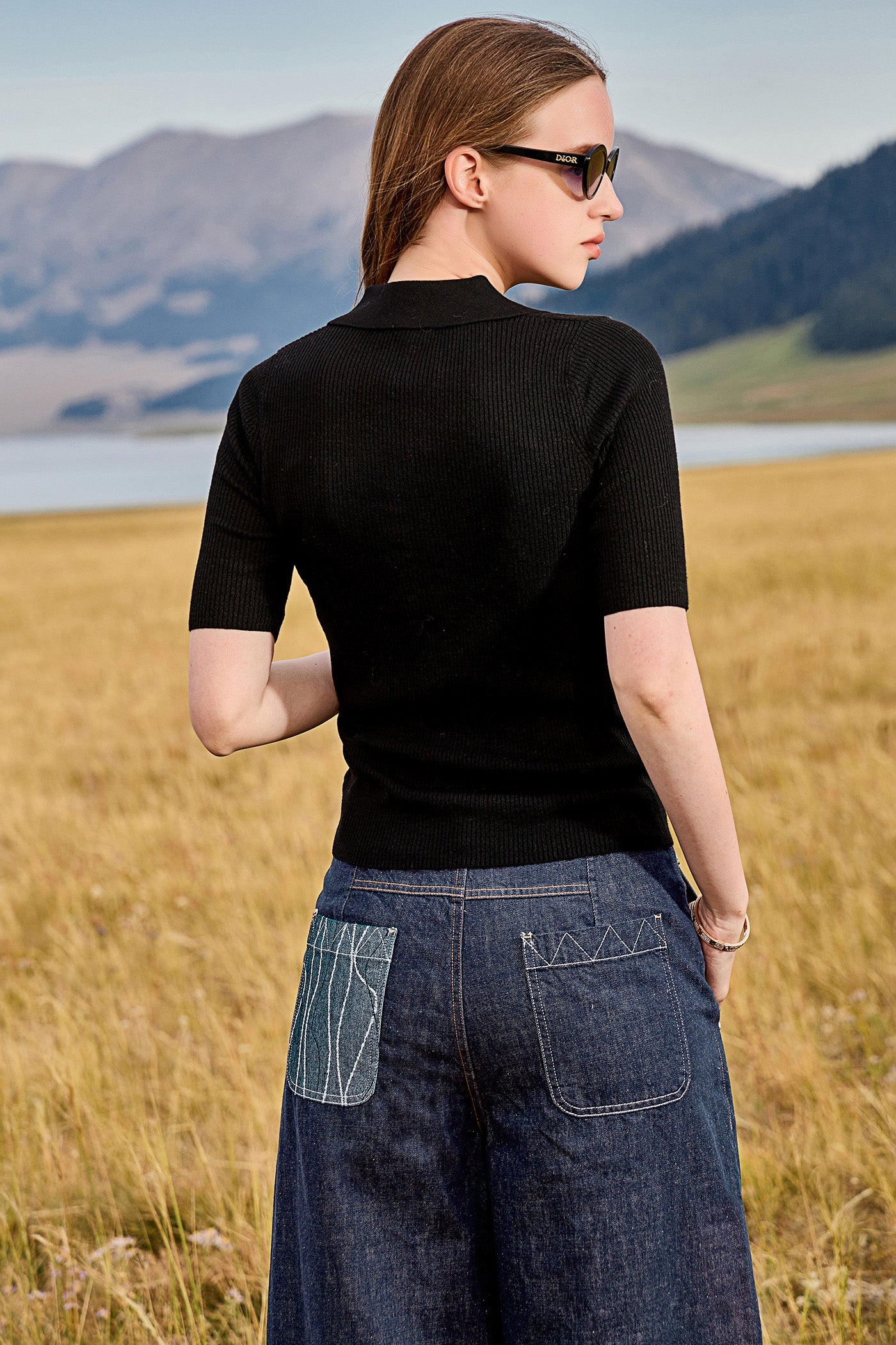 KAMILAN Slim-Fit Cropped Knit Sweater