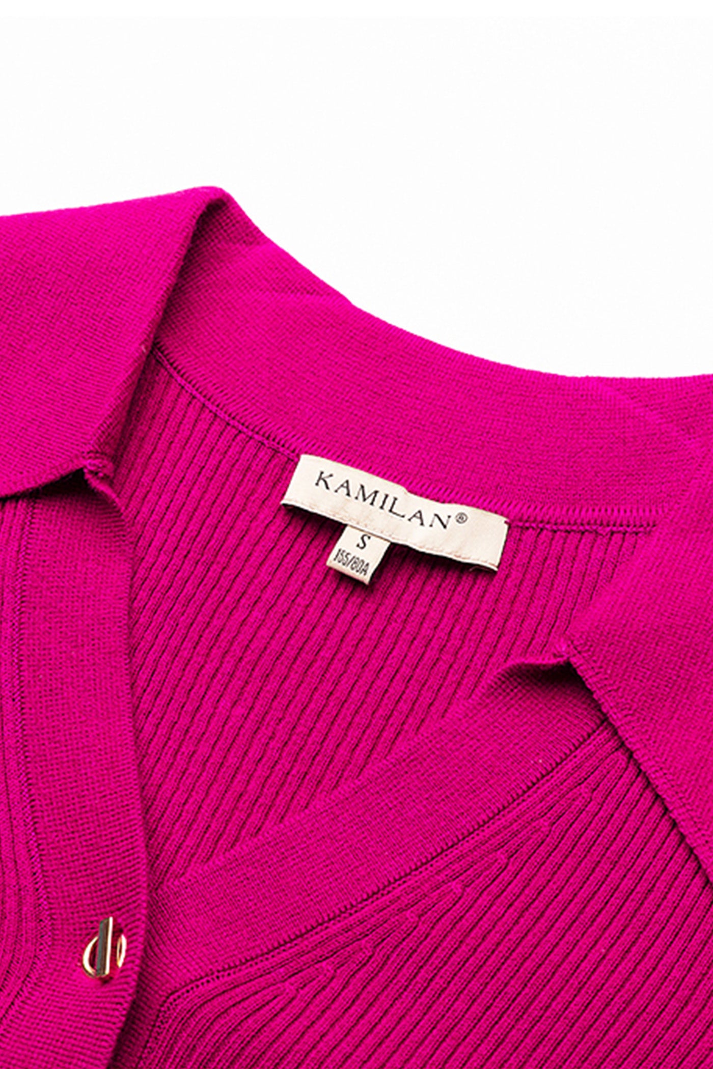 KAMILAN Slim-Fit Cropped Knit Sweater