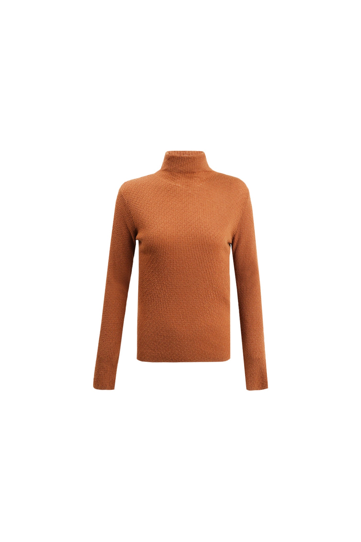 KAMILAN Women's Turtleneck Wool Sweater – 2025 Autumn/Winter New Fashion Versatile Long-Sleeve Knit Base Layer Top