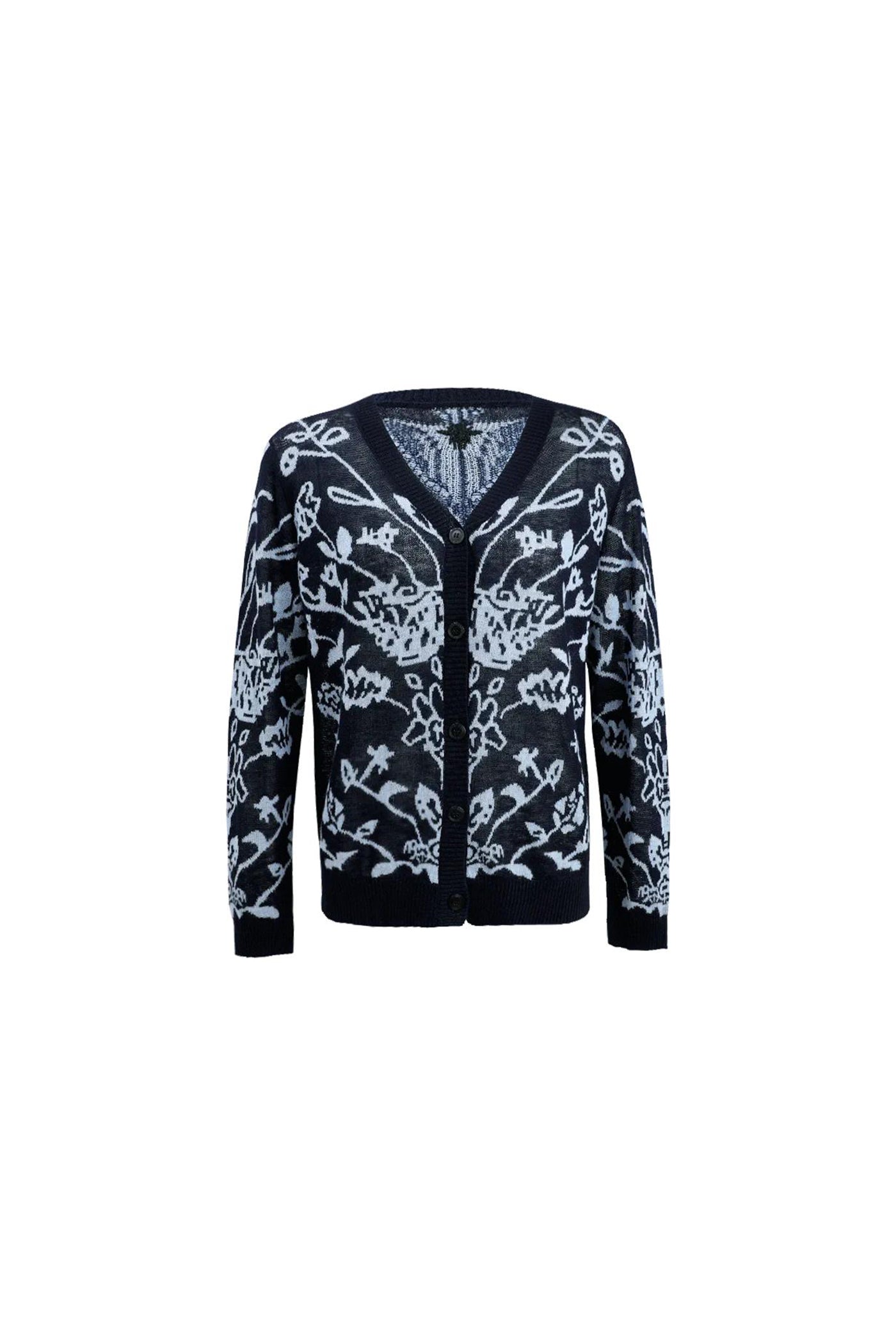 KAMILAN Women's V-Neck Knit Cardigan – 2025 Autumn New Short Fashion Versatile Sweater Jacket