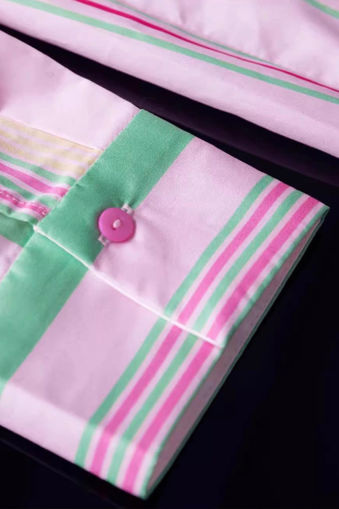 Kamilan Fashion Printed Color Stripe T-shirt