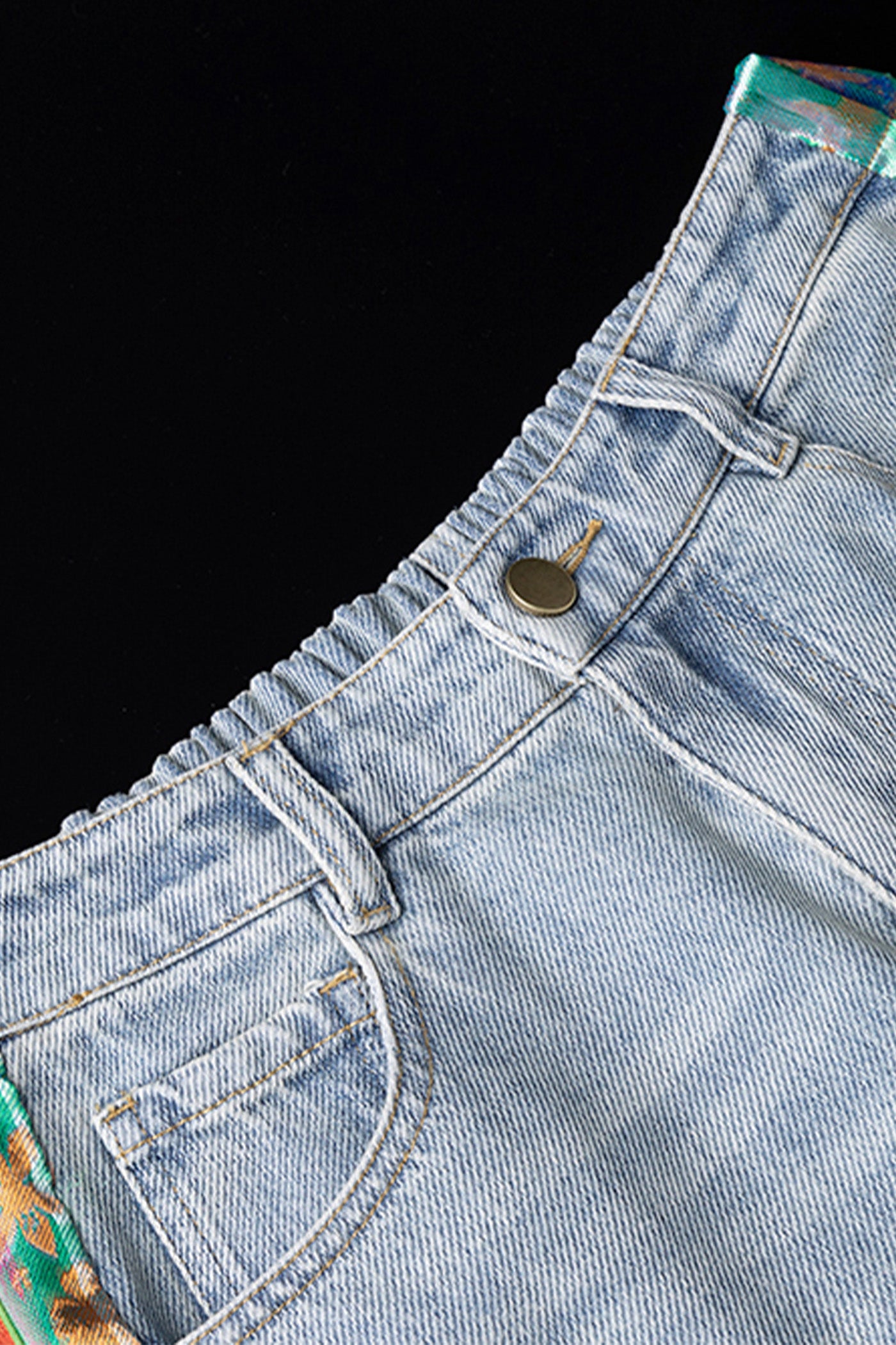 KAMILAN Women's 2025 Spring Fall Modern Vintage High-Waisted Wide-Leg Straight Jeans