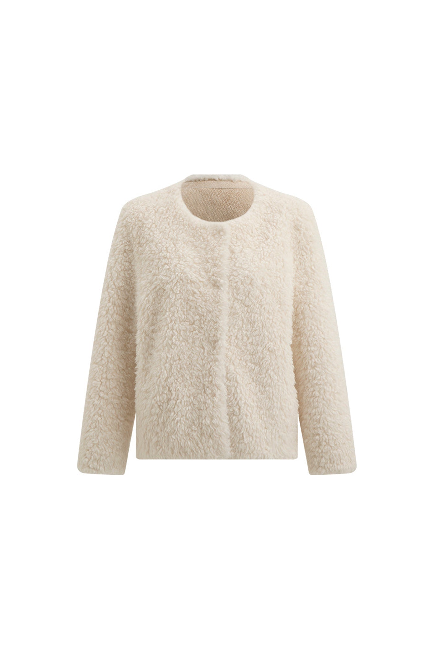 KAMILAN 2025 Winter Faux Shearling Jacket | Short Eco-Friendly Fur Coat for Women