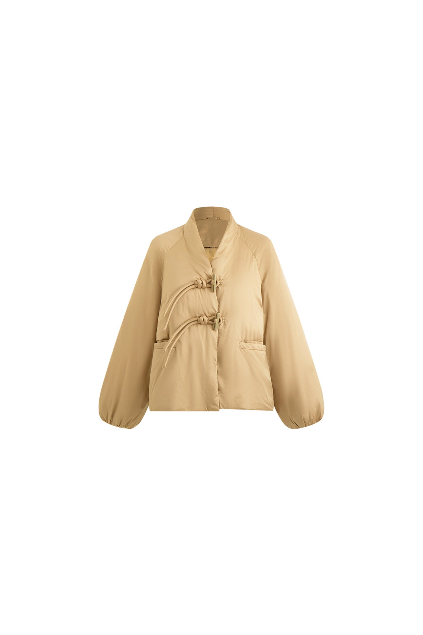 KAMILAN Women's White Goose Down Coat – 2025 Winter New Arrival