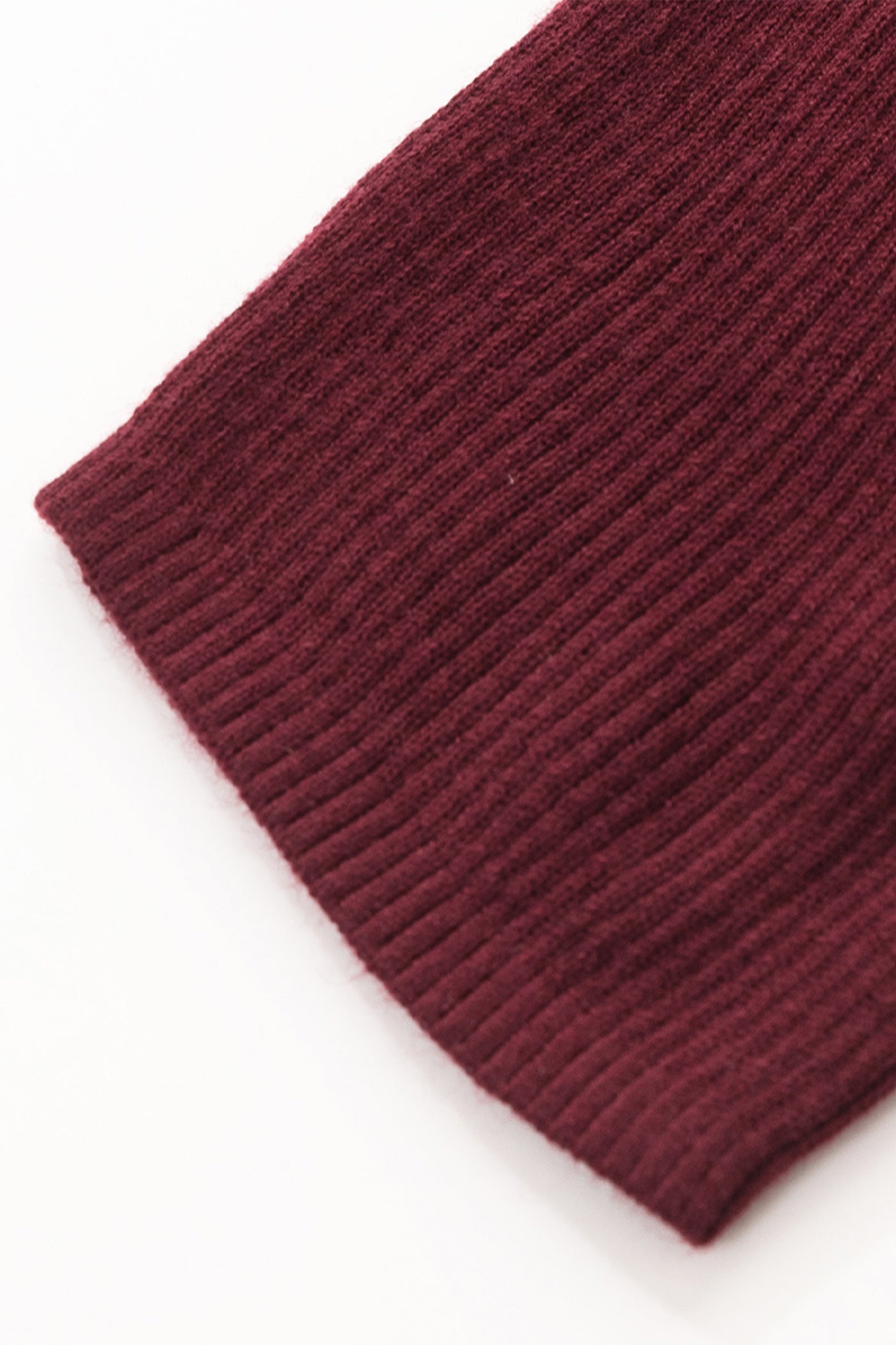 Kamilan Patchwork Short Wool Knit Cardigan