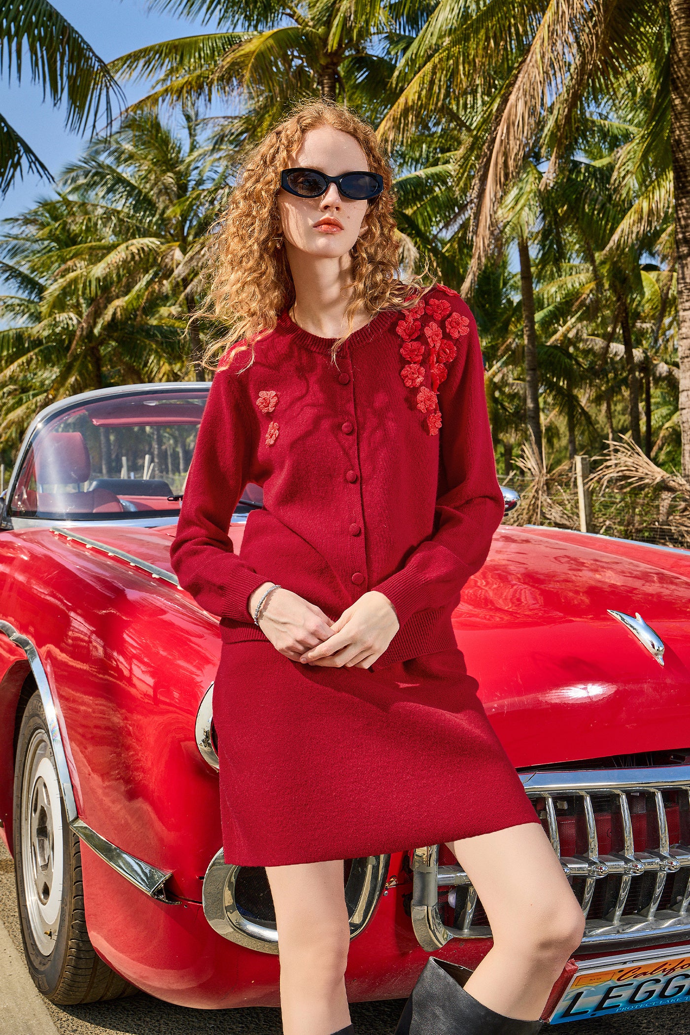 Kamilan Chic Wool Knit Cardigan Jacket