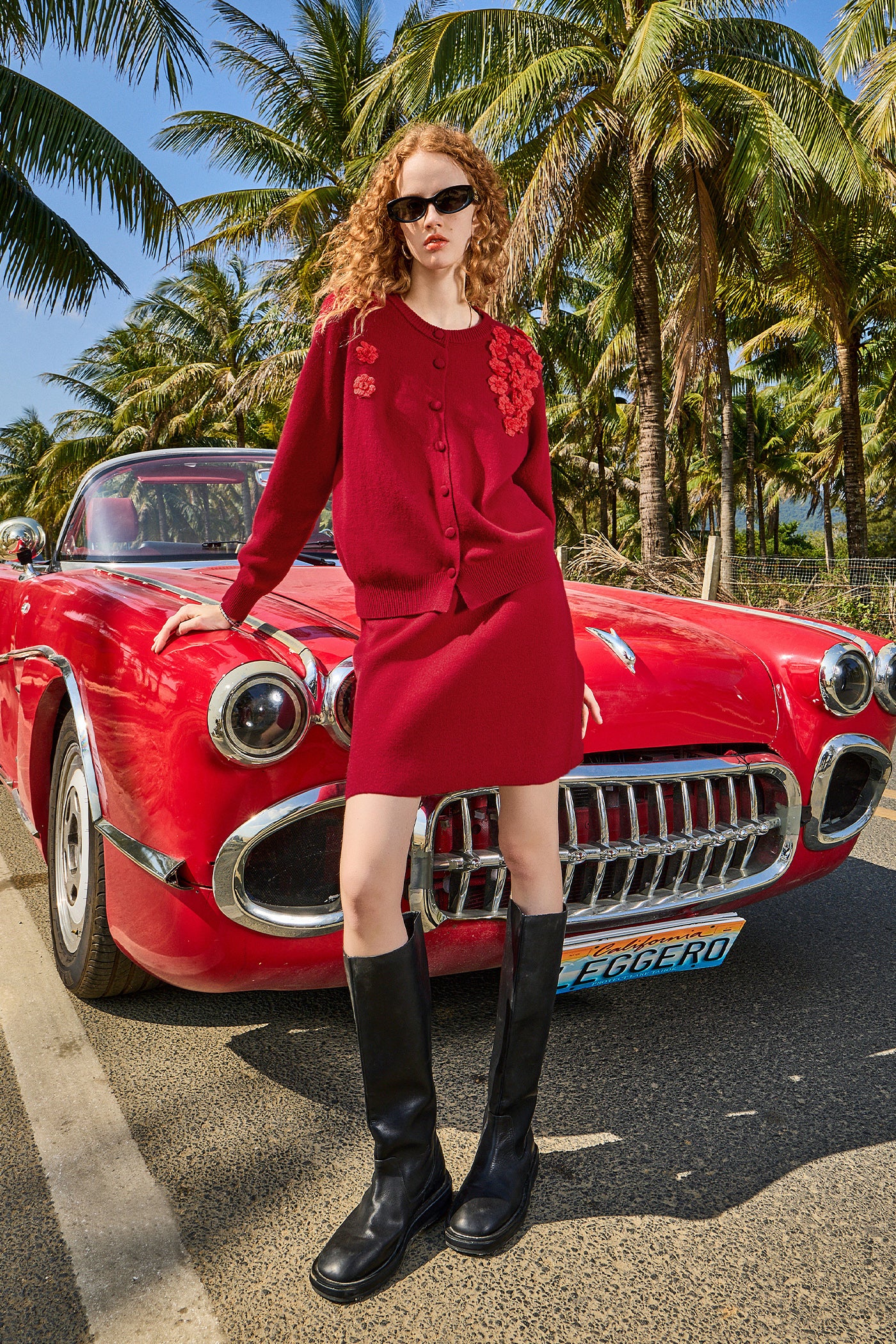 Kamilan Chic Wool Knit Cardigan Jacket