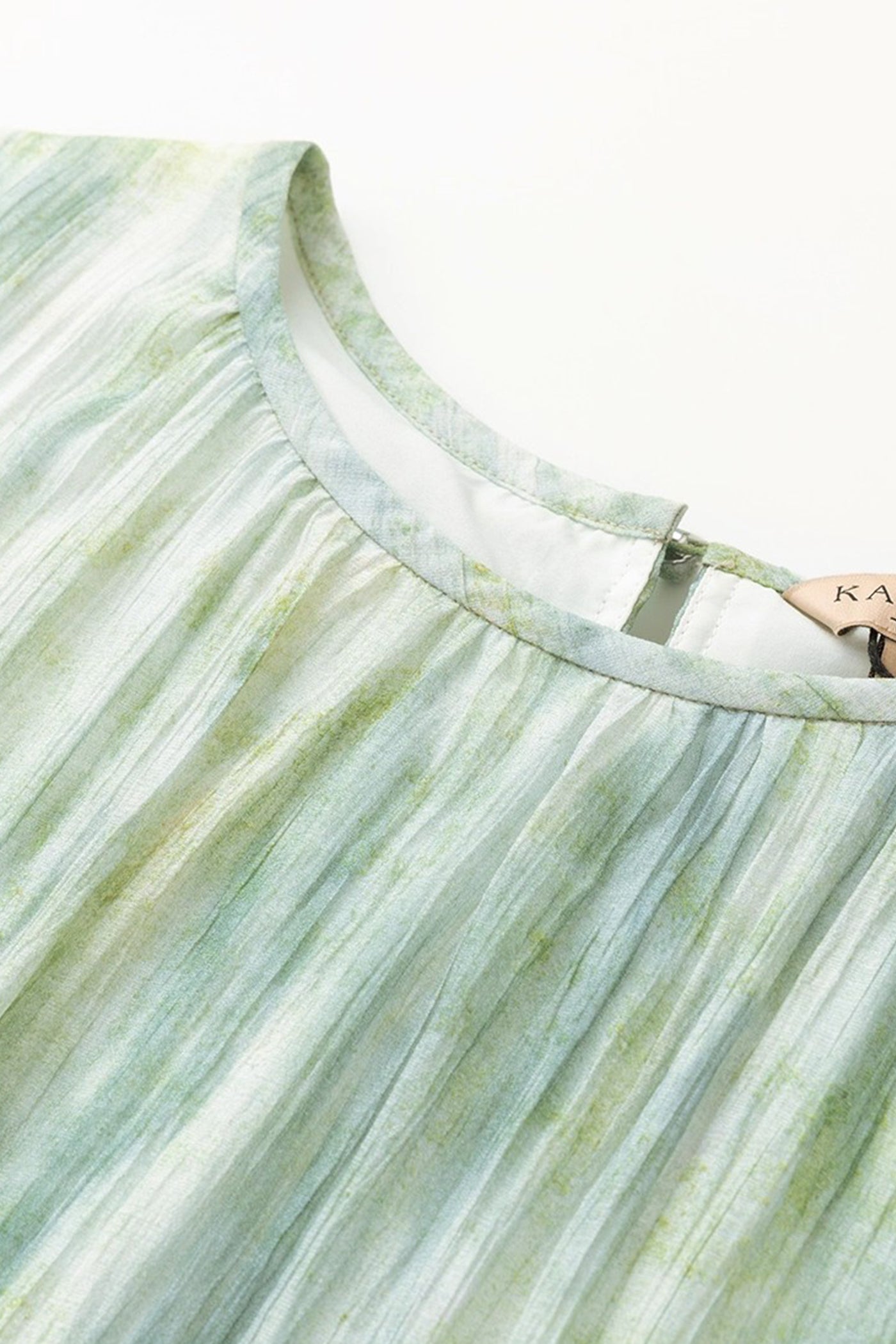 KAMILAN French-Inspired Gradient Dress High Waist with Relaxed Silhouette