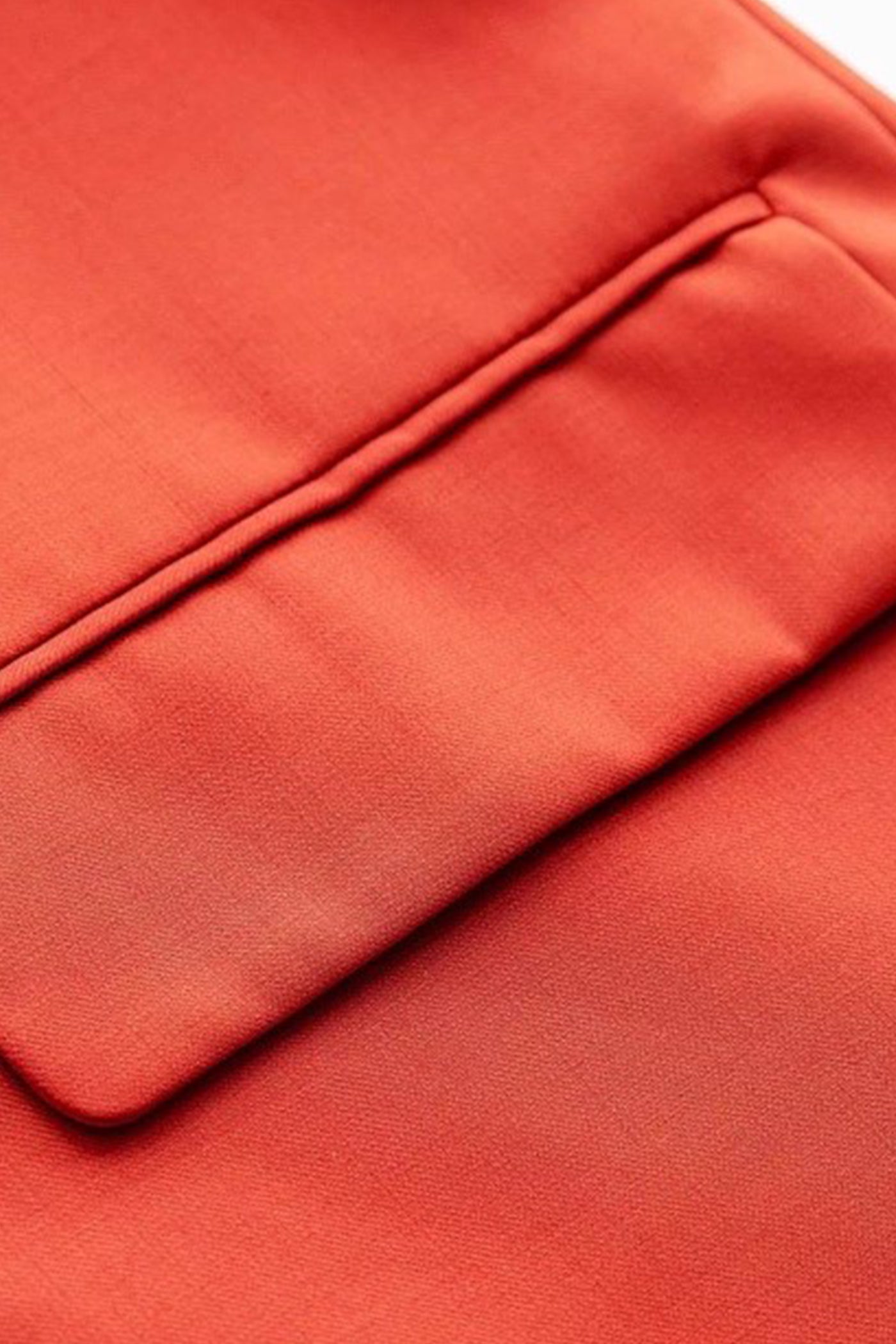 KAMILAN Lightweight Tailored Blazer in Burnt Orange
