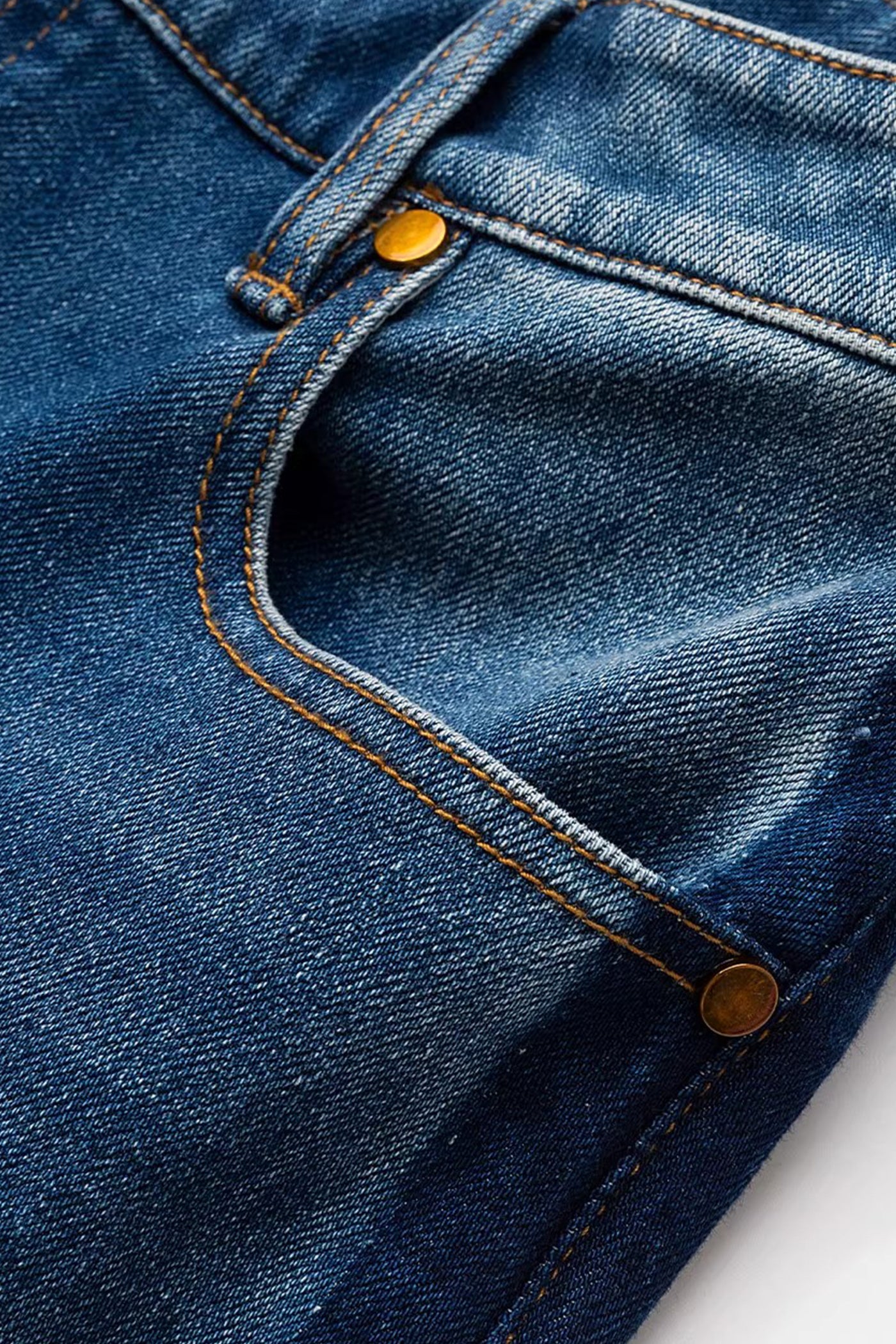 KAMILAN High-Rise Washed Wide-Leg Denim Trousers