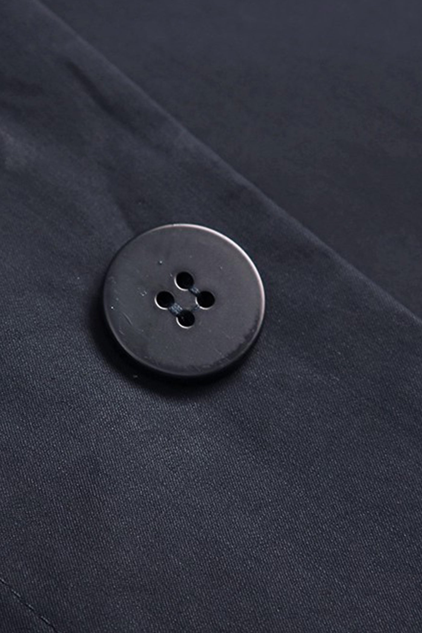 KAMILAN Cotton Button-Down Long Coat