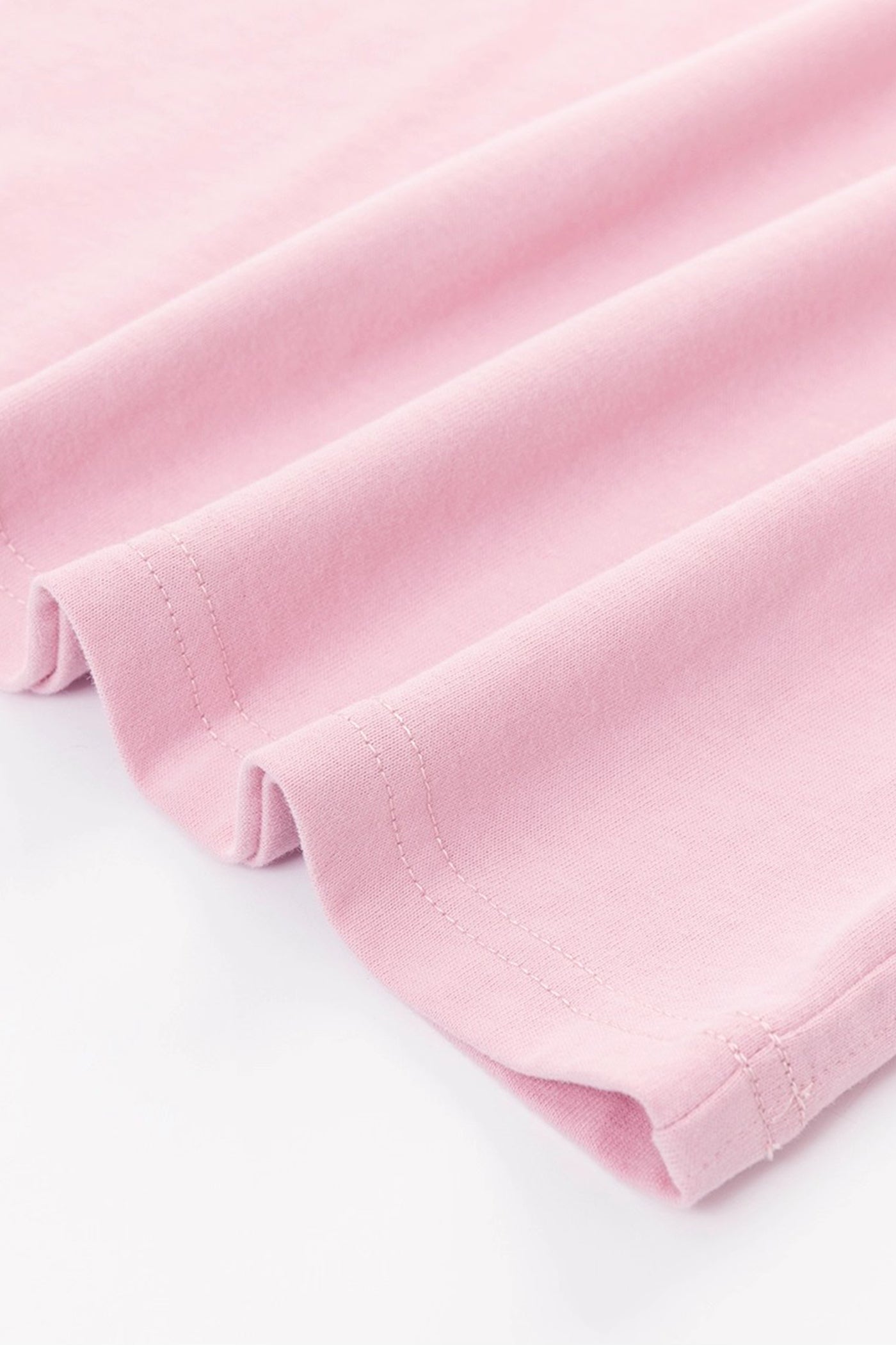 Kamilan Cotton Cartoon Print T-Shirt in Soft Pink