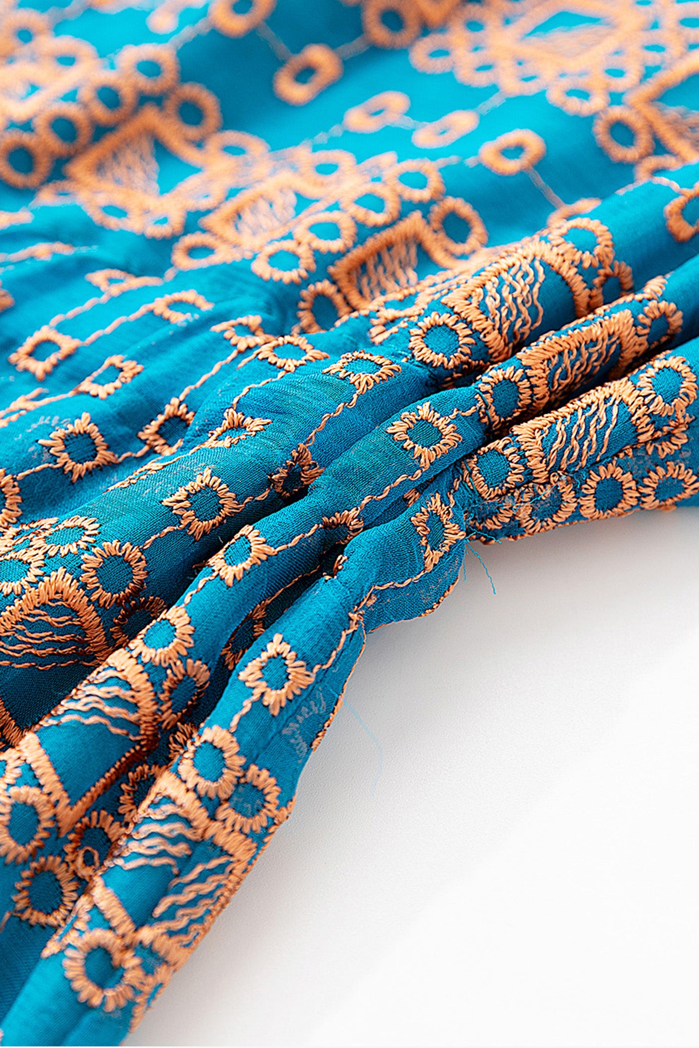 KAMILAN Mulberry Silk Vacation-Style Printed Dress