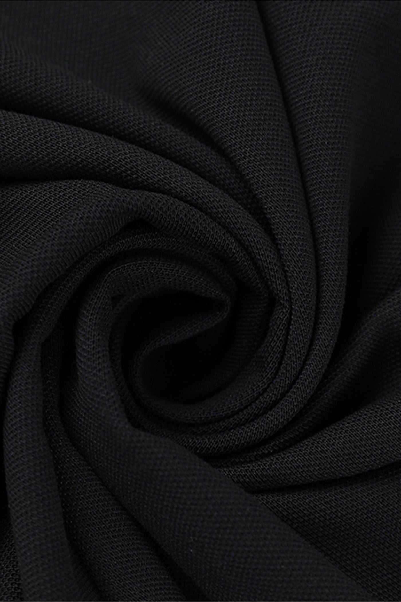 KAMILAN Classic Striped Polo Collar Midi Dress