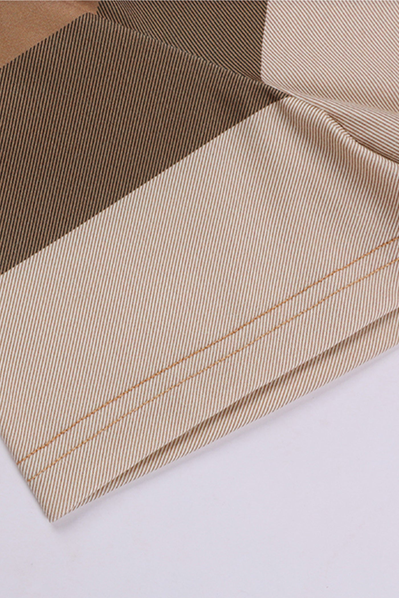 KAMILAN Striped Short-Sleeve Printed T-Shirt