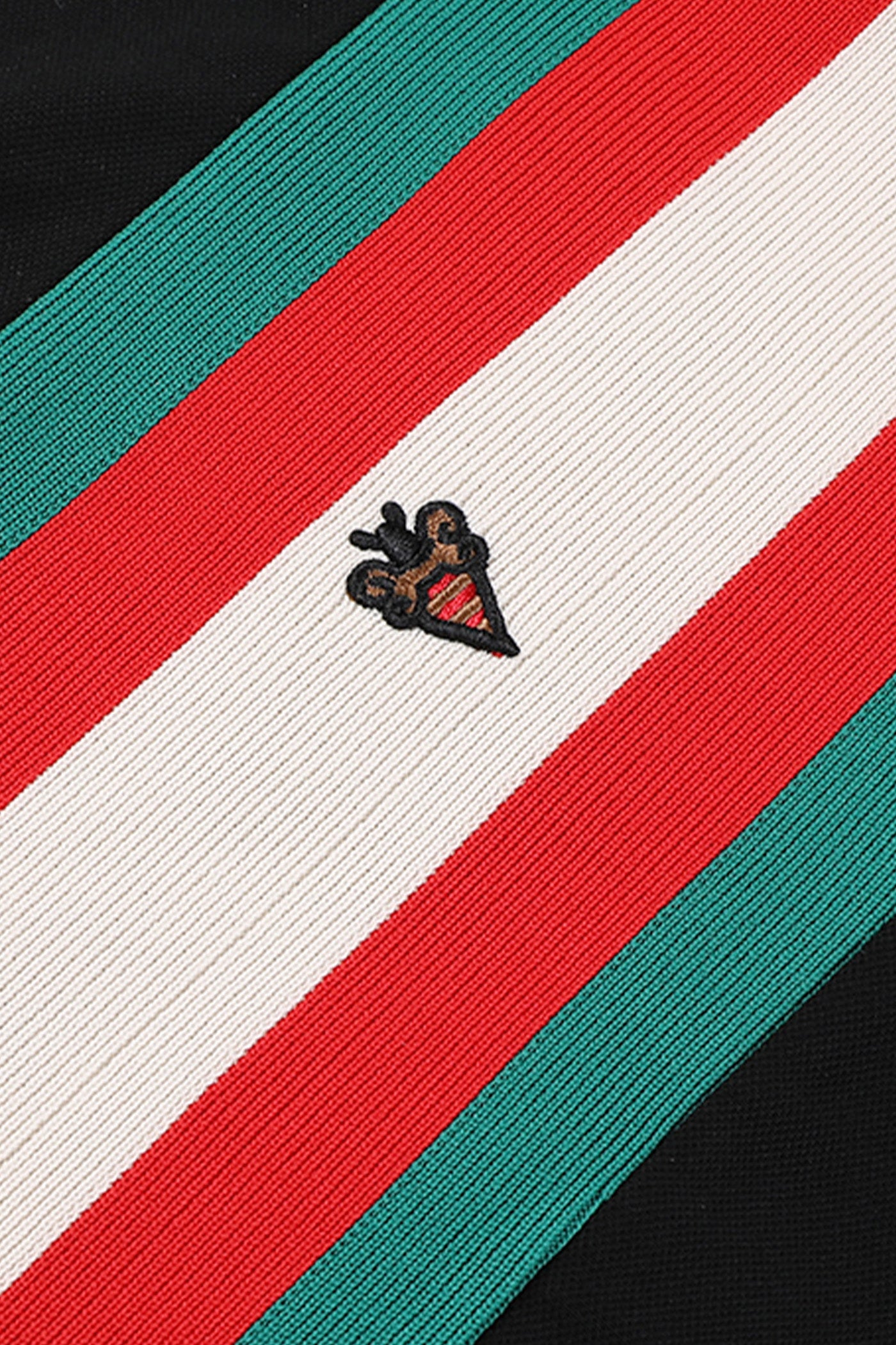 KAMILAN Classic Striped Polo Collar Midi Dress