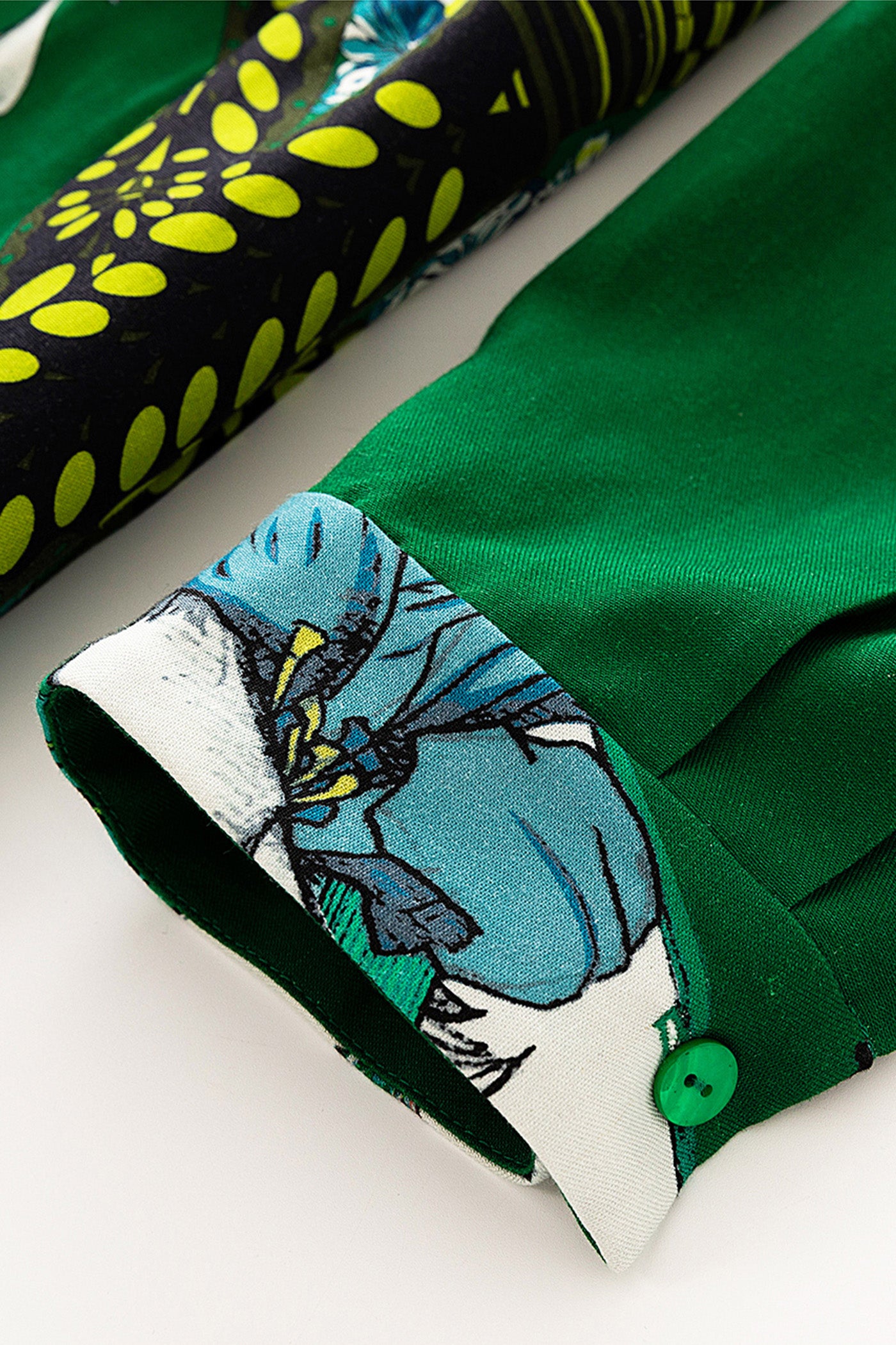 KAMILAN Bohemian-Style Printed Tie-Waist Dress