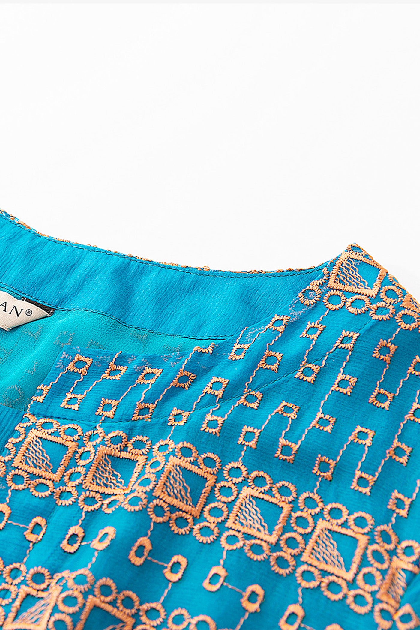 KAMILAN Mulberry Silk Vacation-Style Printed Dress