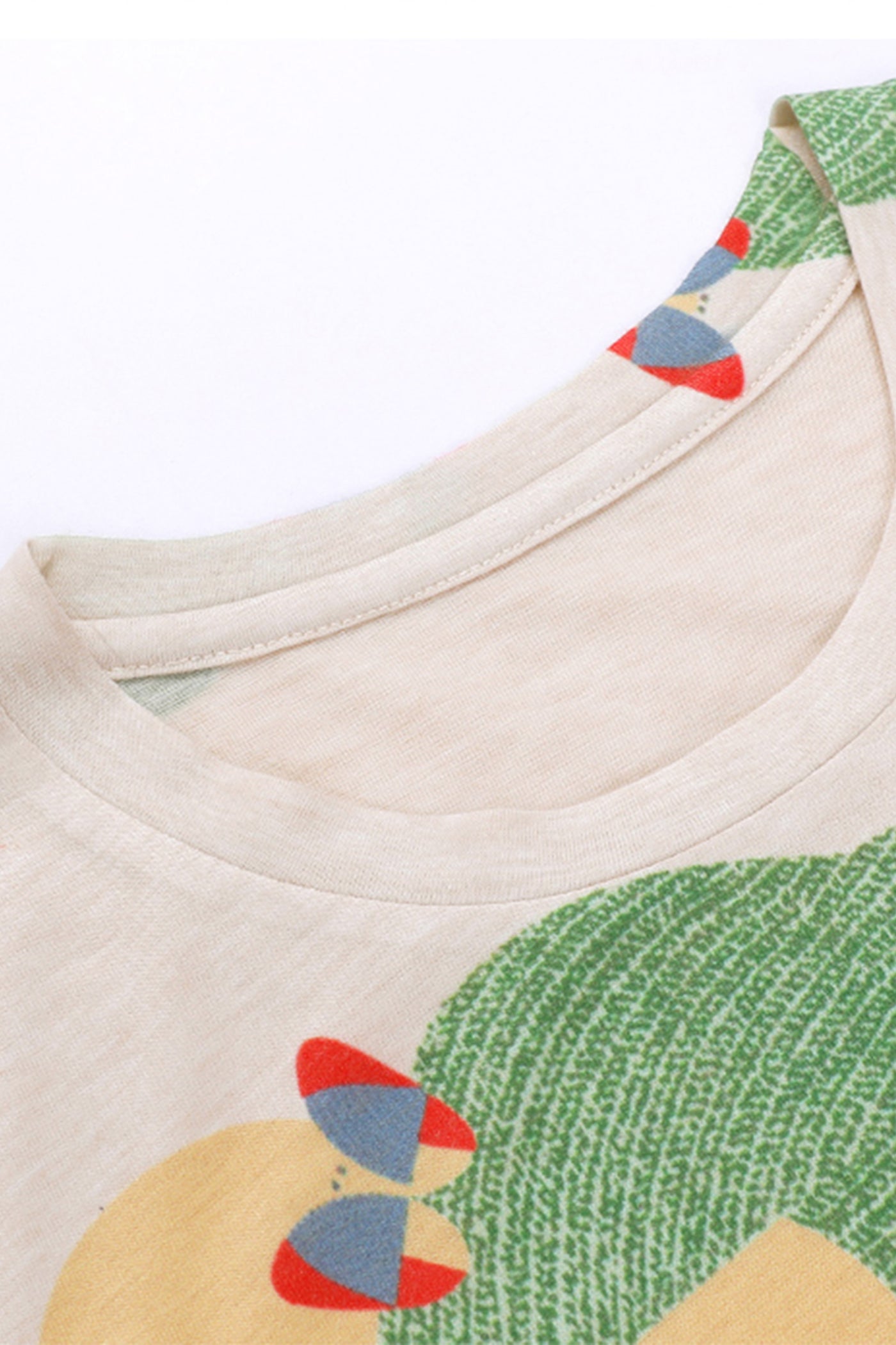 KAMILAN Fashion Printed Short-Sleeve T-Shirt