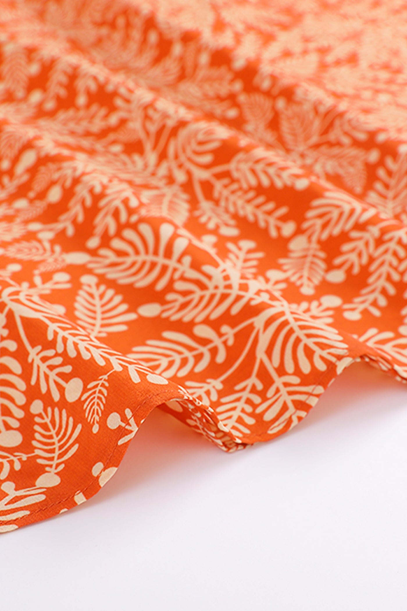 KAMILAN Vintage Floral Printed Mulberry Silk Dress