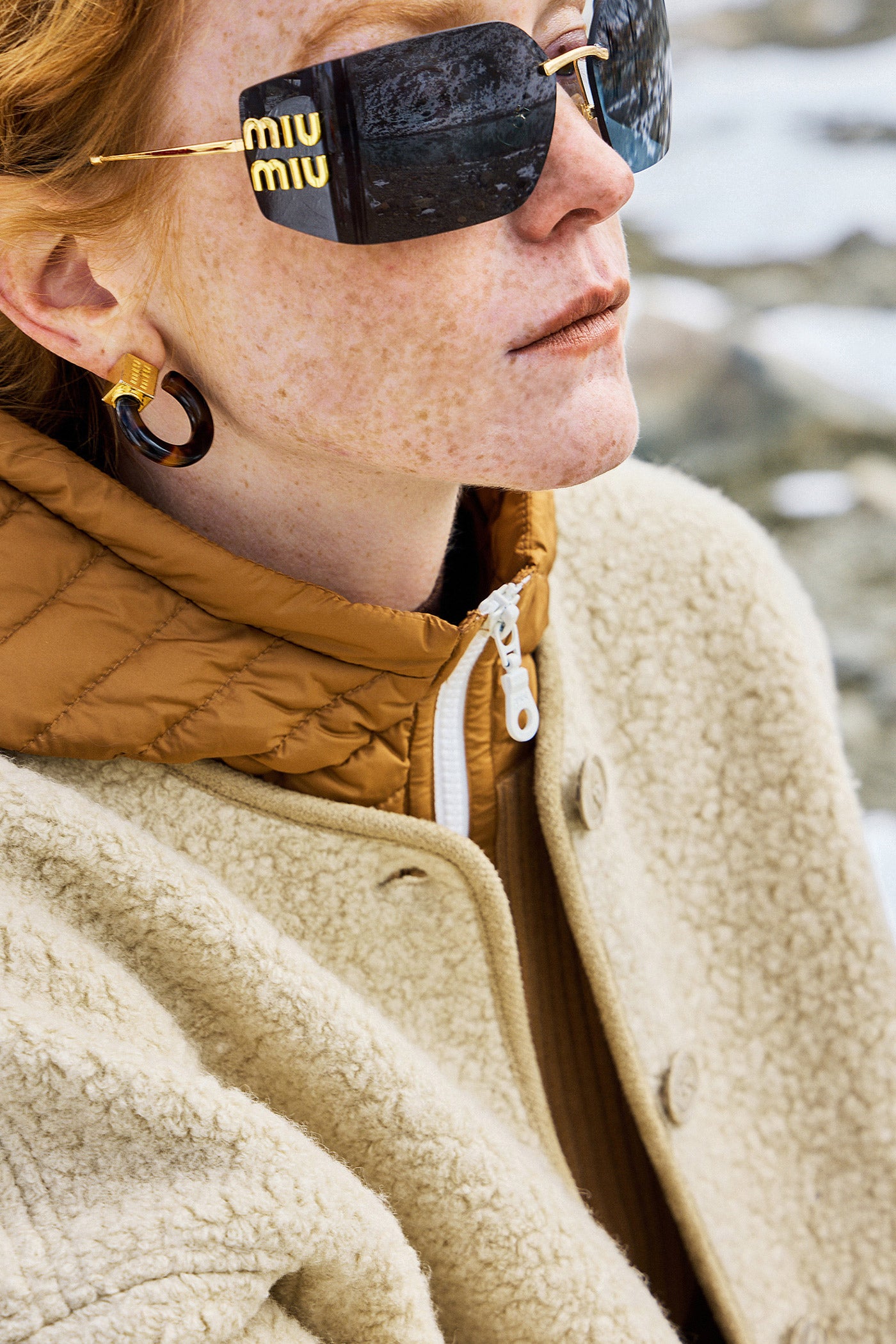 KAMILAN Women's French-Inspired Short Shearling Coat – 2025 Autumn Collection, Warm Sheep Wool Jacket