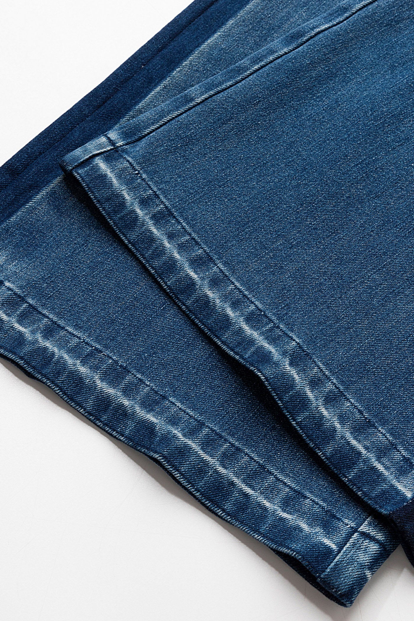 KAMILAN High-Rise Washed Wide-Leg Denim Trousers