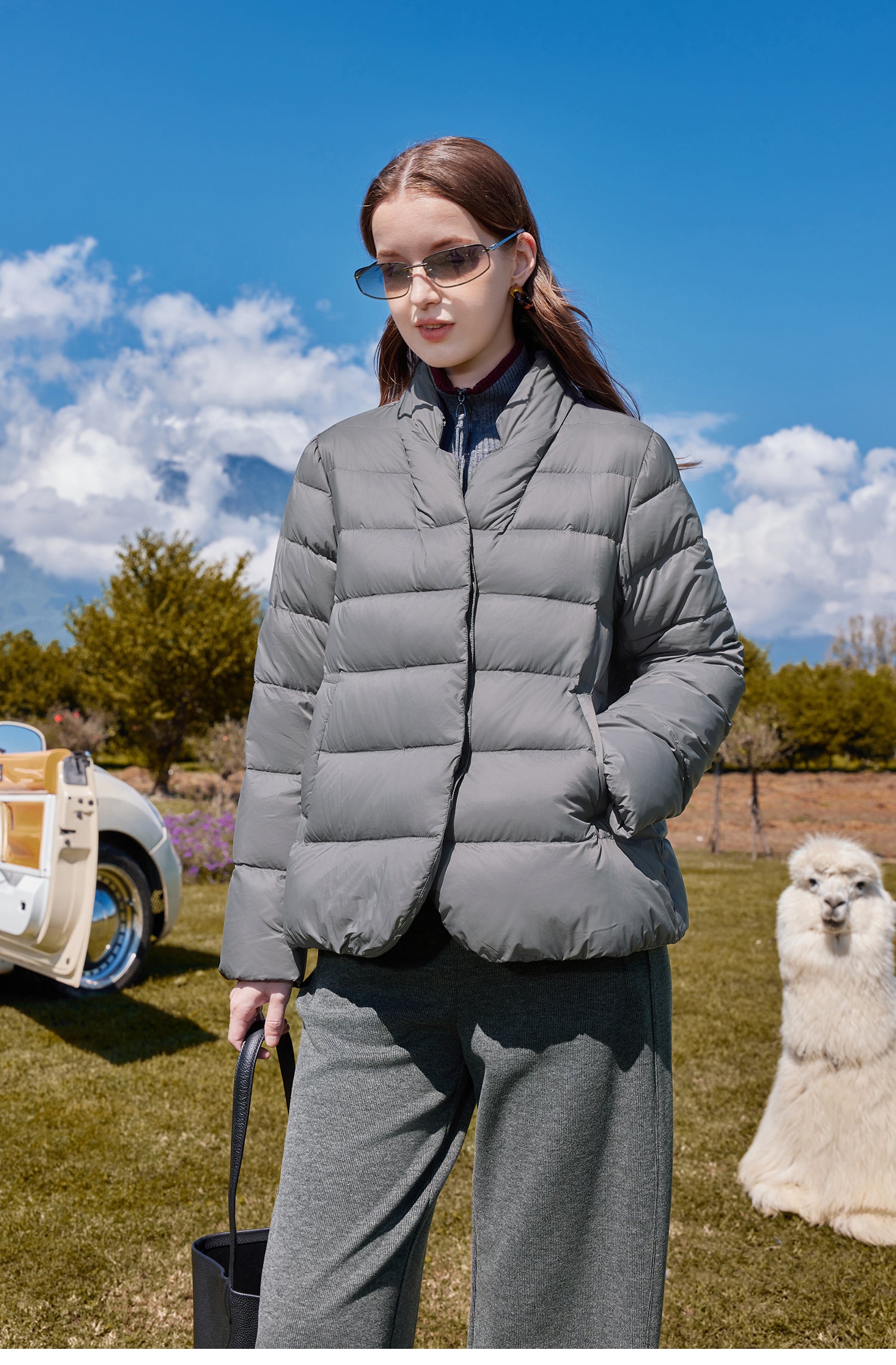 KAMILAN Cloud Puff Women's Down Jacket 2025 Winter New Loose Short Versatile Warm Down Coat