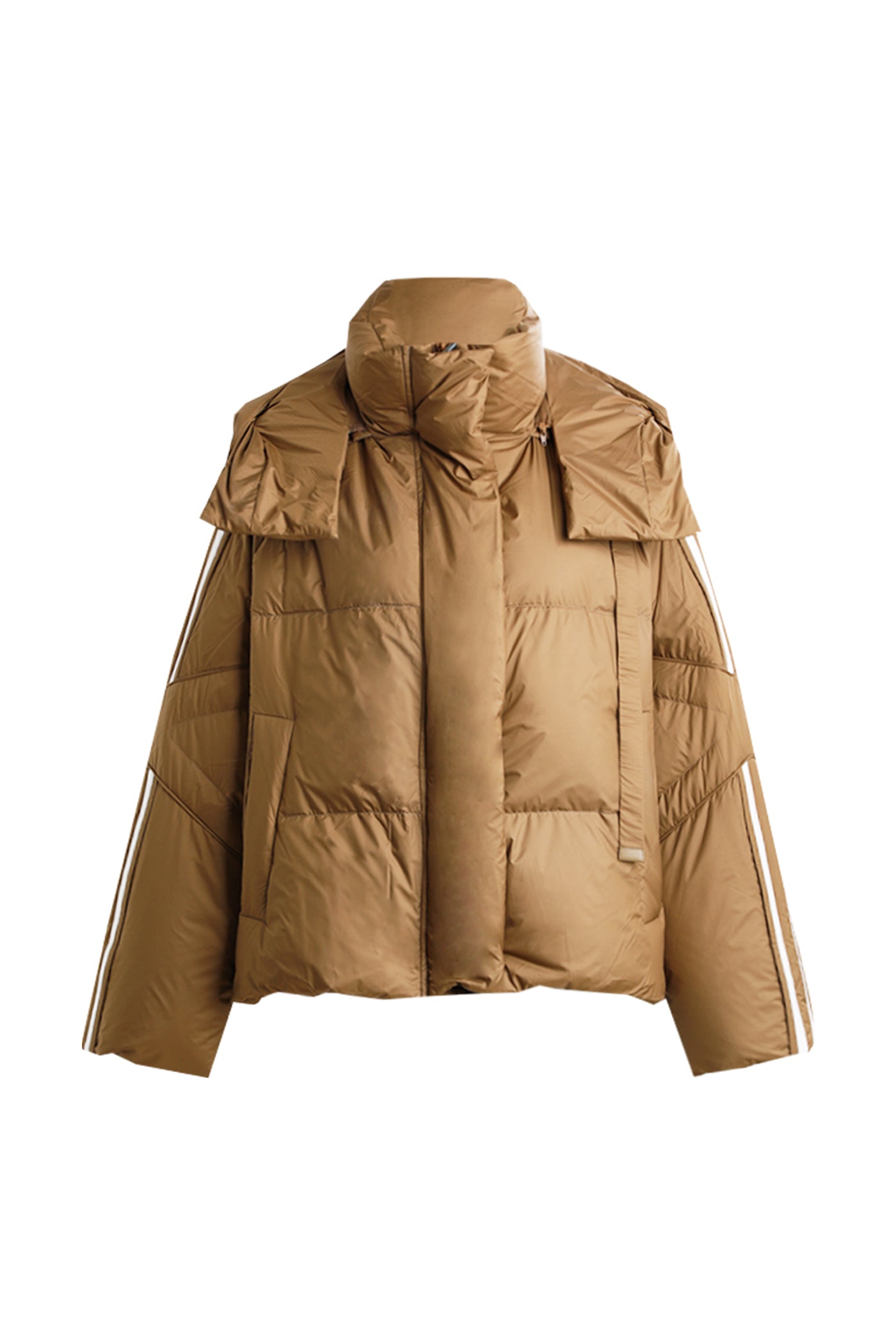 KAMILAN Women's Short White Goose Down Jacket | 2025 Winter Hooded Warm Puffer Coat