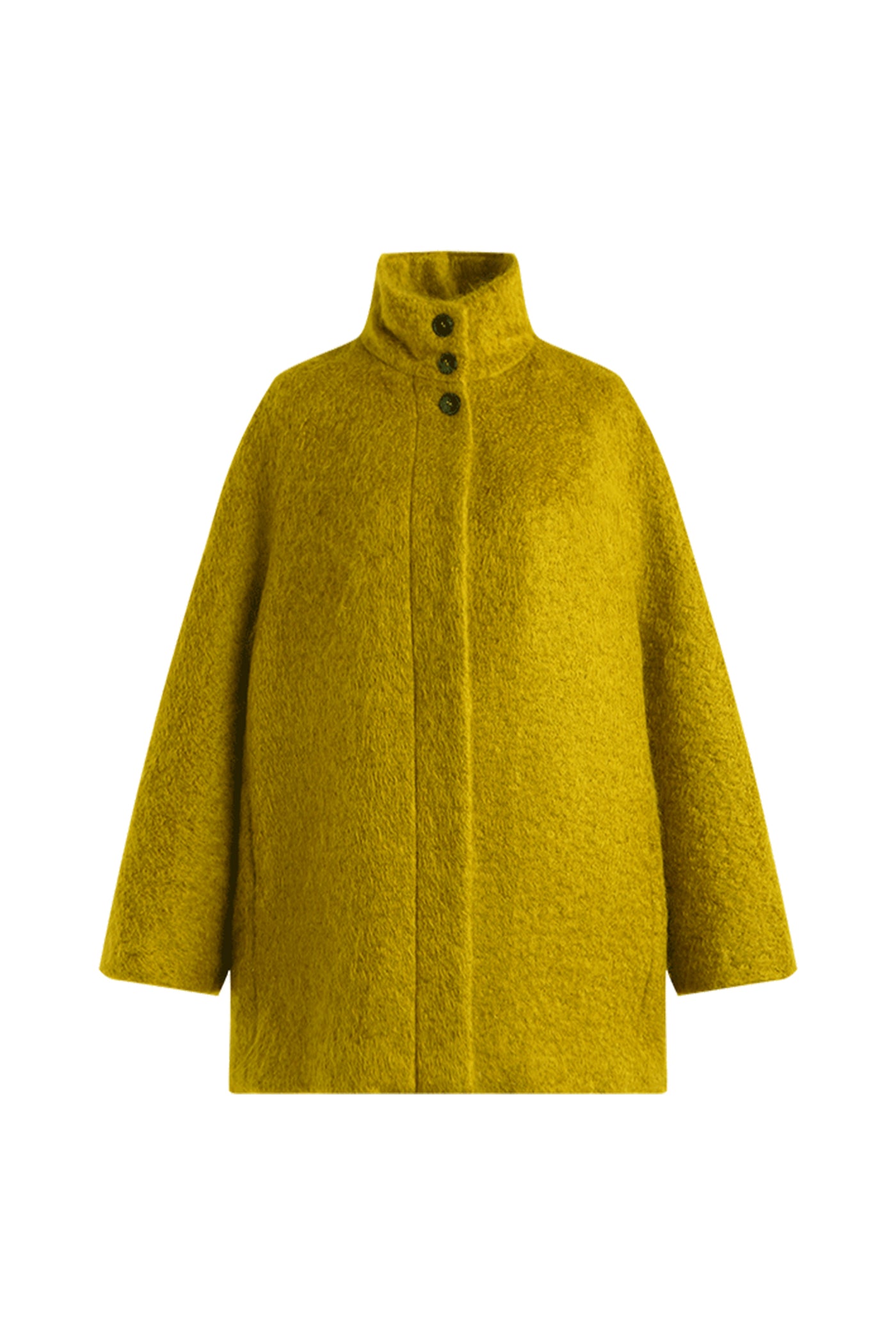 KAMILAN short mohair coat women's 2025 autumn and winter new wild woolen coat