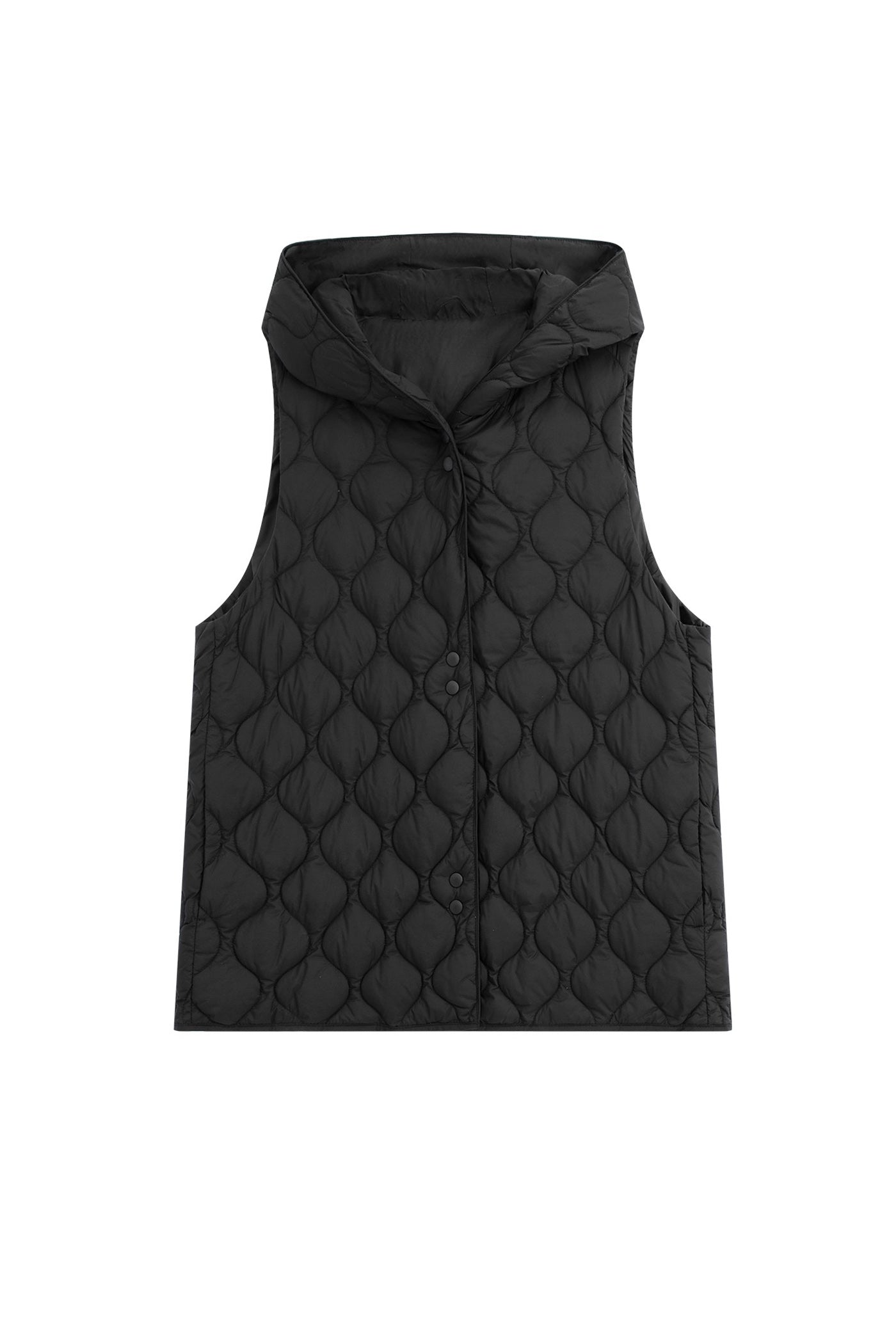KAMILAN light short down jacket vest female winter new white duck down vest coat hooded.