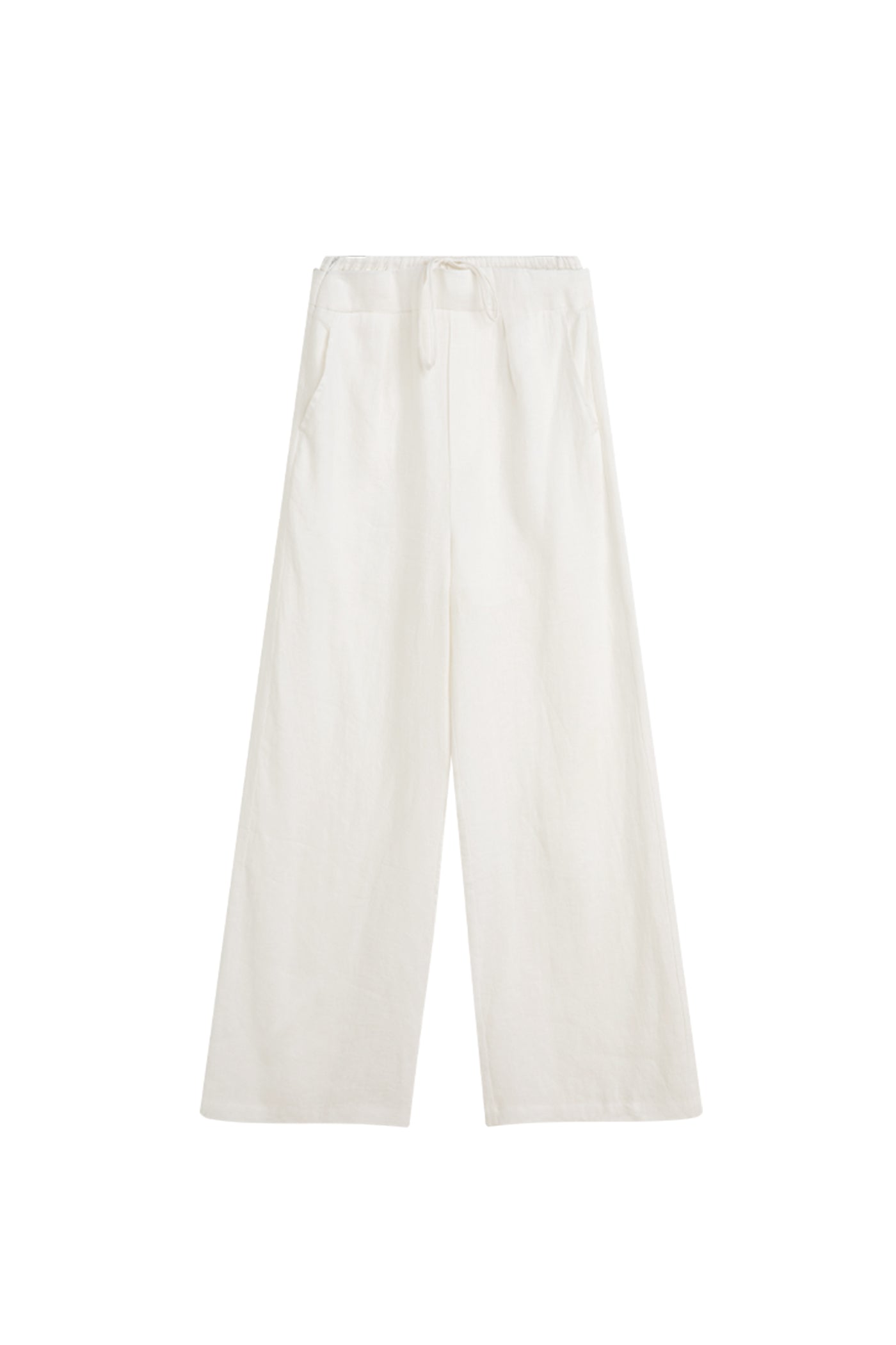 KAMILAN Wide-Leg Linen Trousers