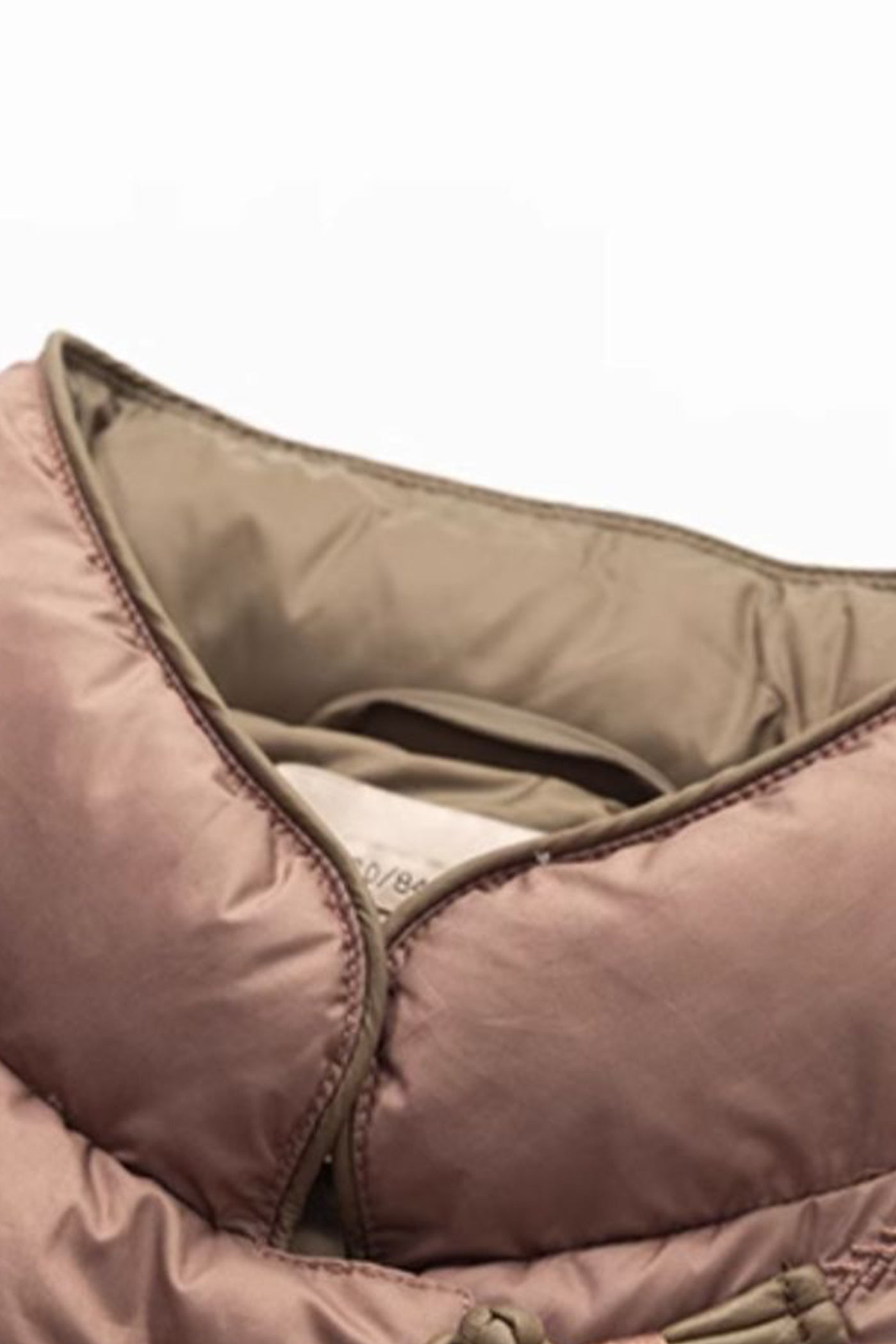 KAMILAN Quilted Mid-Length Down Coat in Sculptural Form