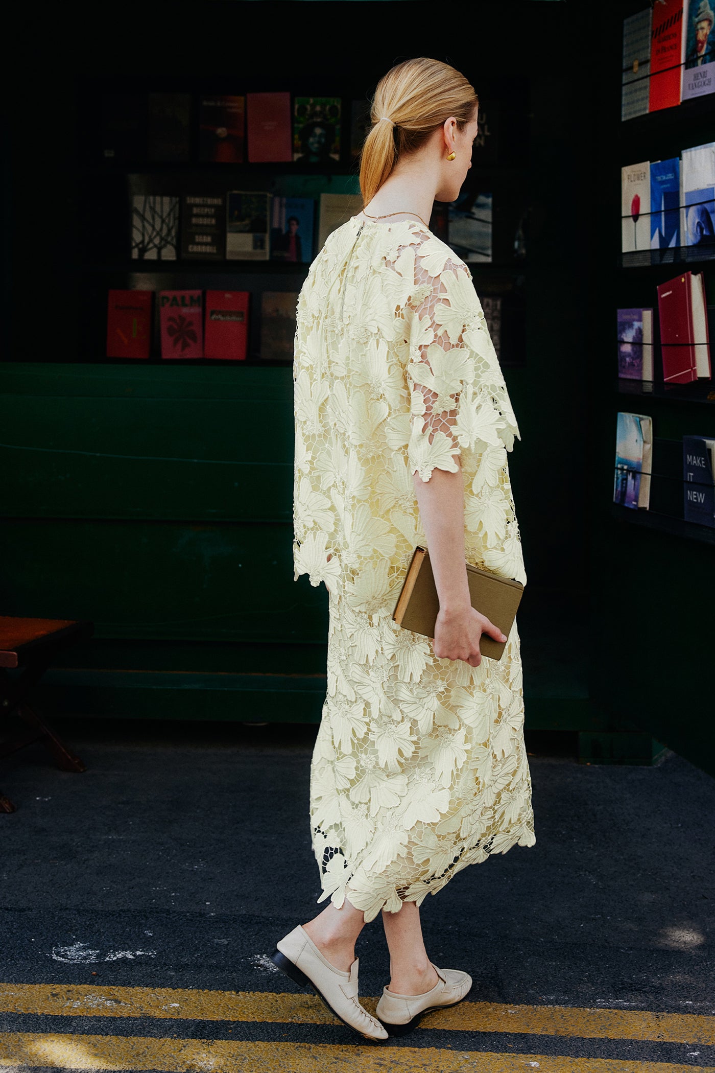 KAMILAN Summer Floral Lace Embroidered Skirt Set
